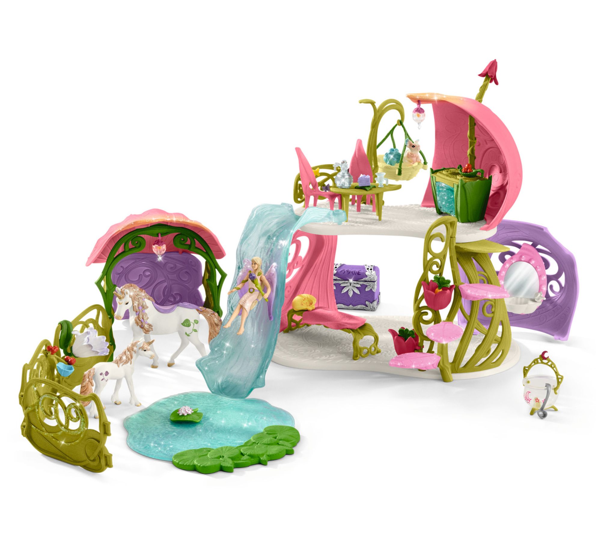 Schleich Bayala: Glittering Flower House w/ Unicorns