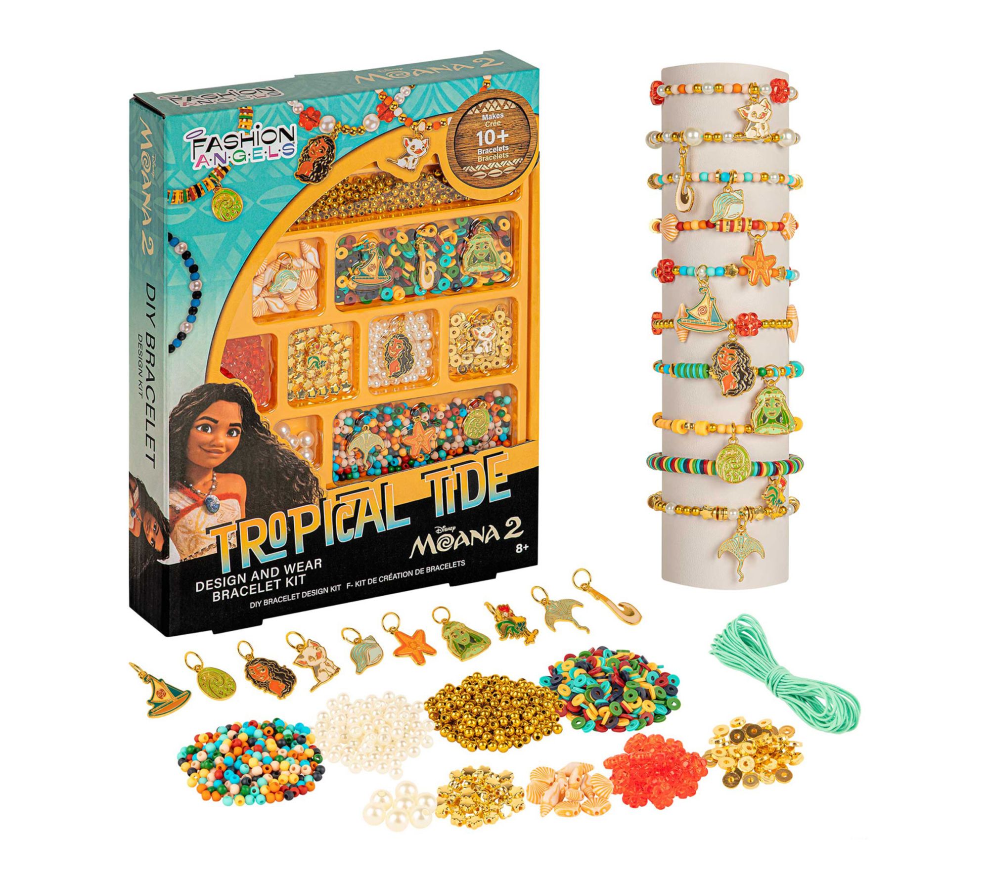 Fashion Angels Disney Moana 2 Design and Wear Bracelet Kit