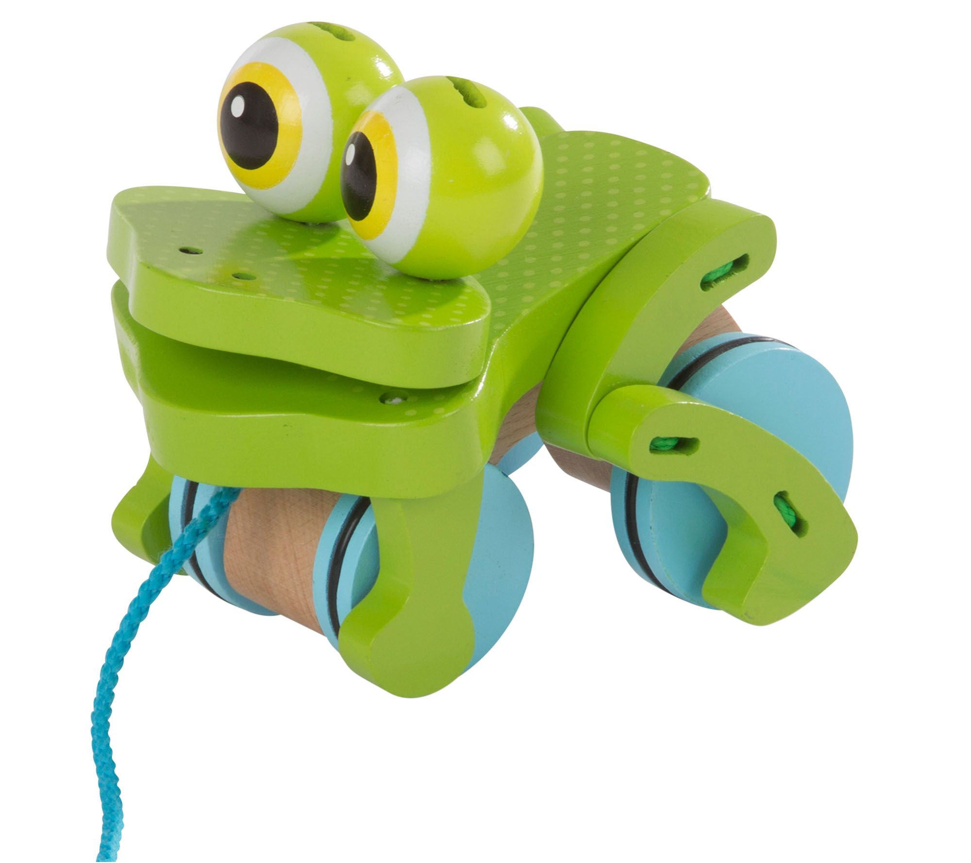 Melissa & Doug FIRST PLAY Frolicking Frog Pull y