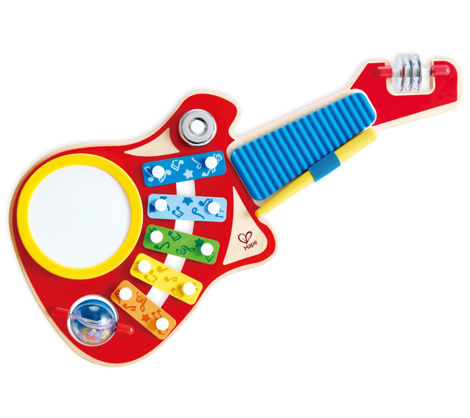 Hape 6-In-1 Music Maker Guitar Toy