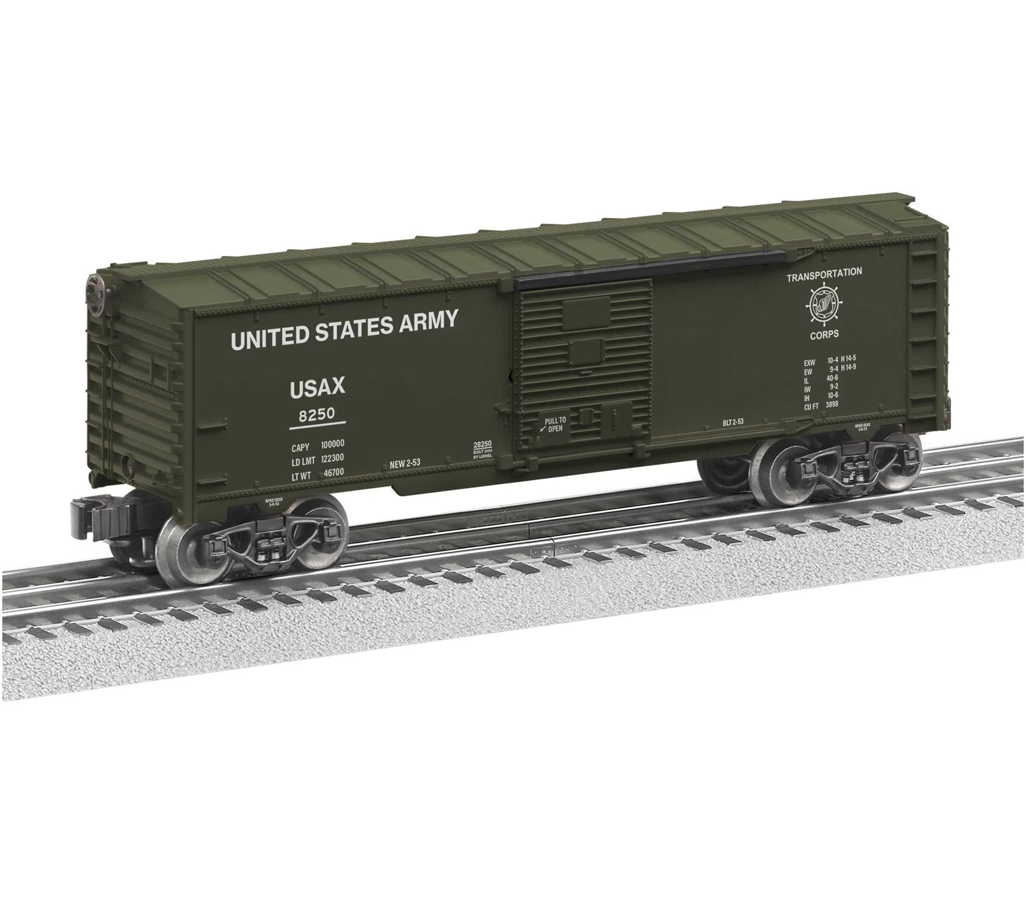 Lionel US Army Boxcar #8250