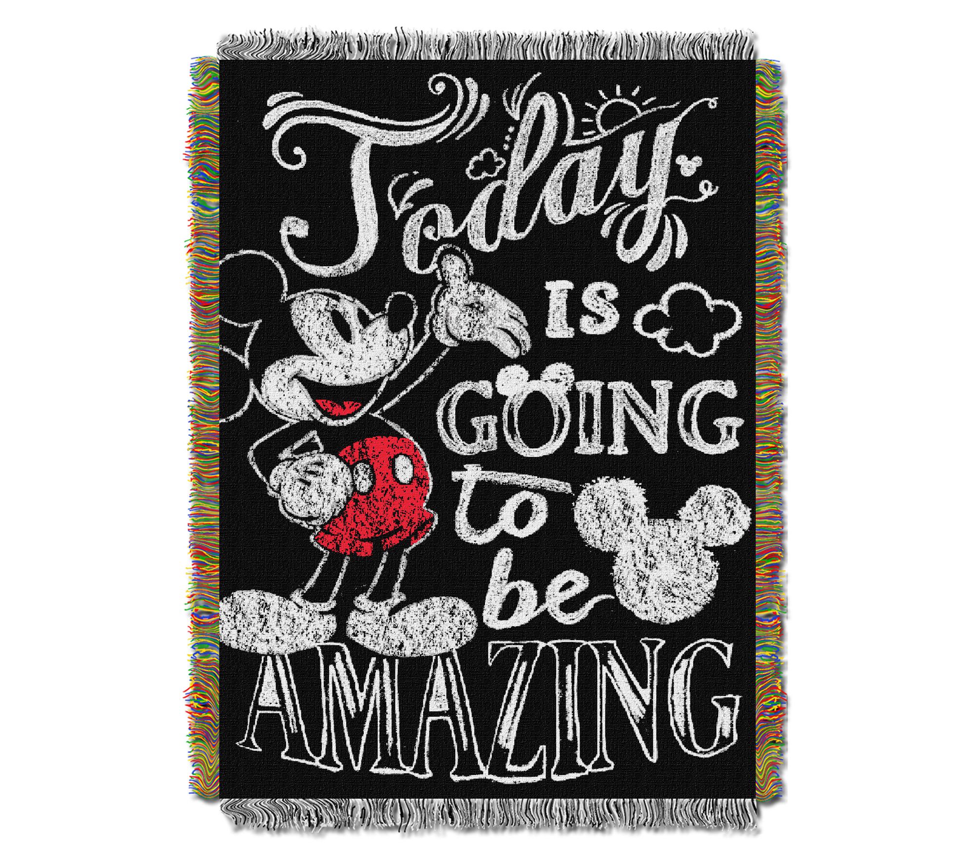 The Northwest Group Disney Mickey Mouse 48x60 Woven Throw