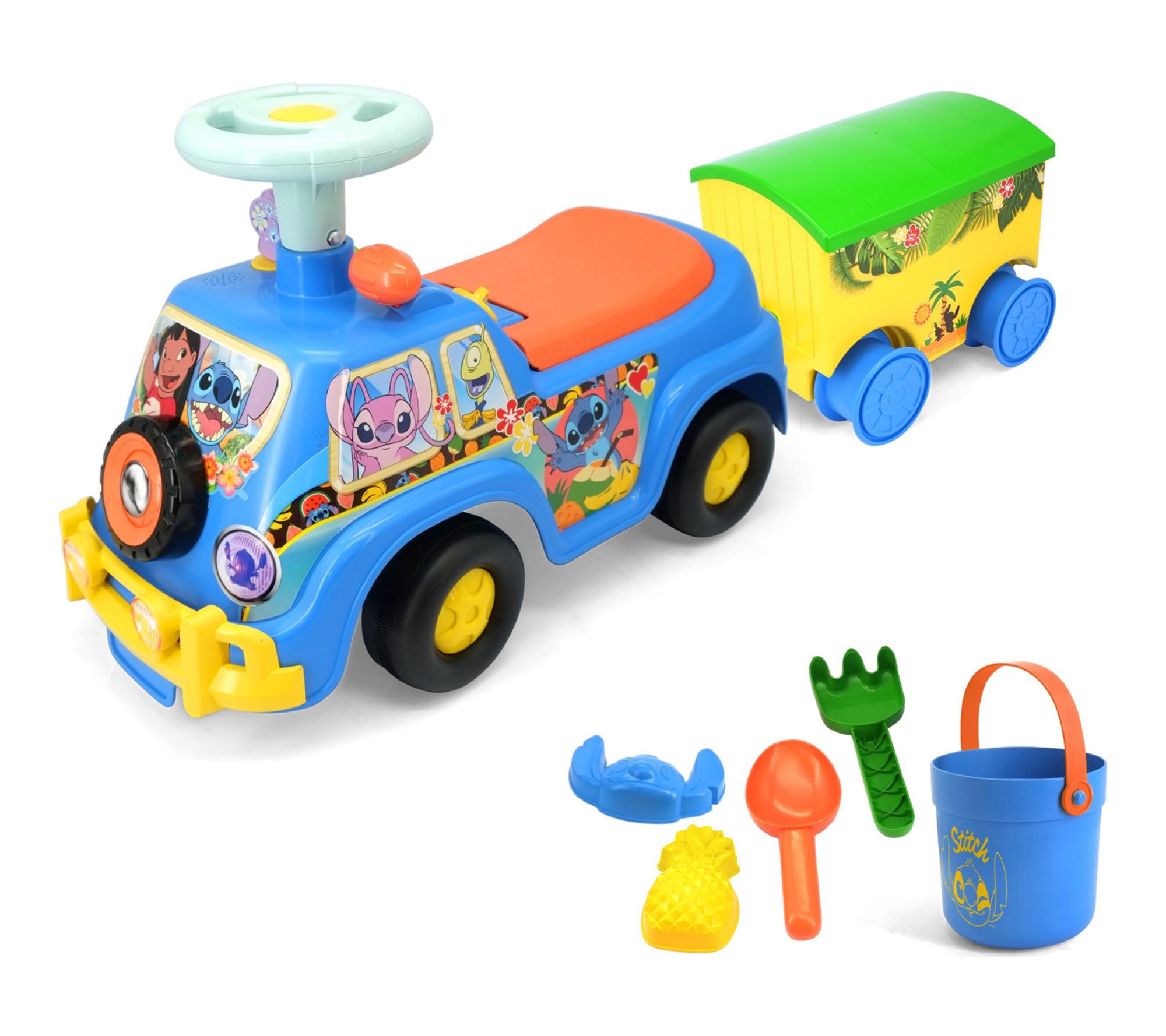 Kiddieland: Lights N' Sounds Camper & Trailer -Stitch