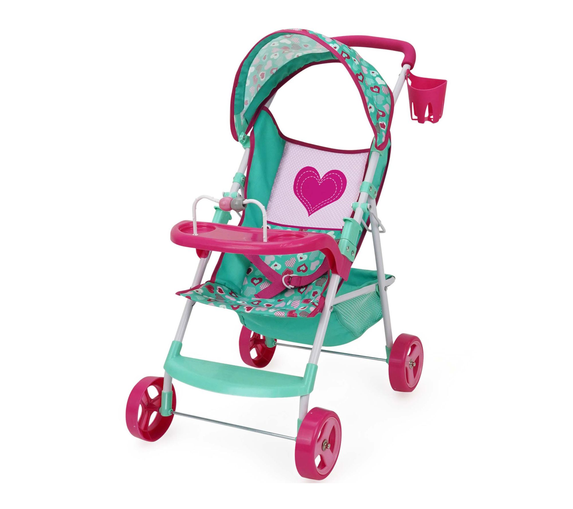 509 Crew Mint Heart - Sarah Doll Stroller