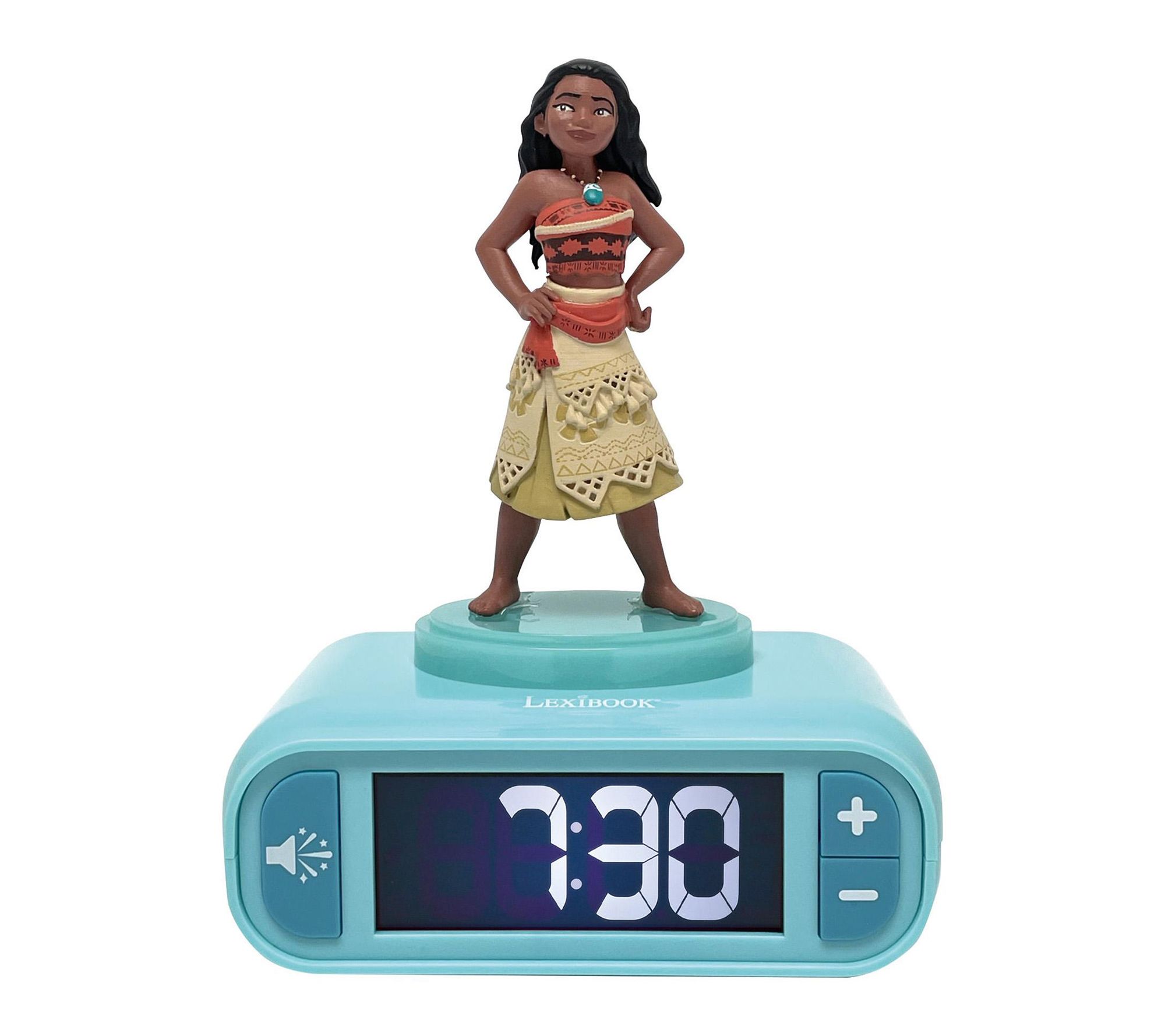 Lexibook Vaiana Night light Alarm Clock with So unds