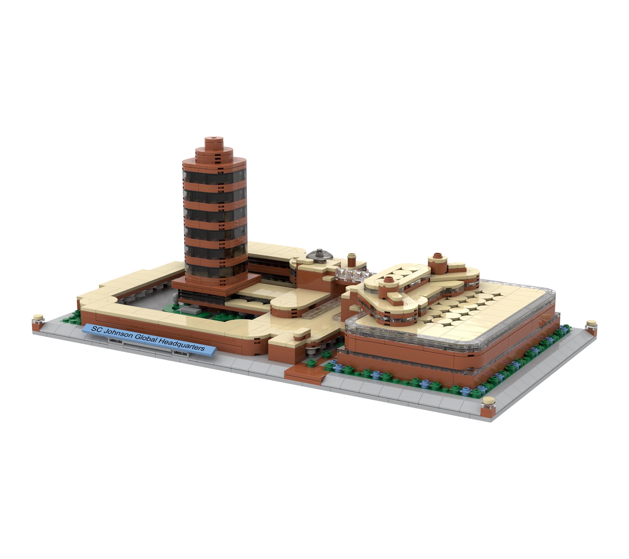 The ATOM Brick SC Johnson Global Headquarters Building Kit