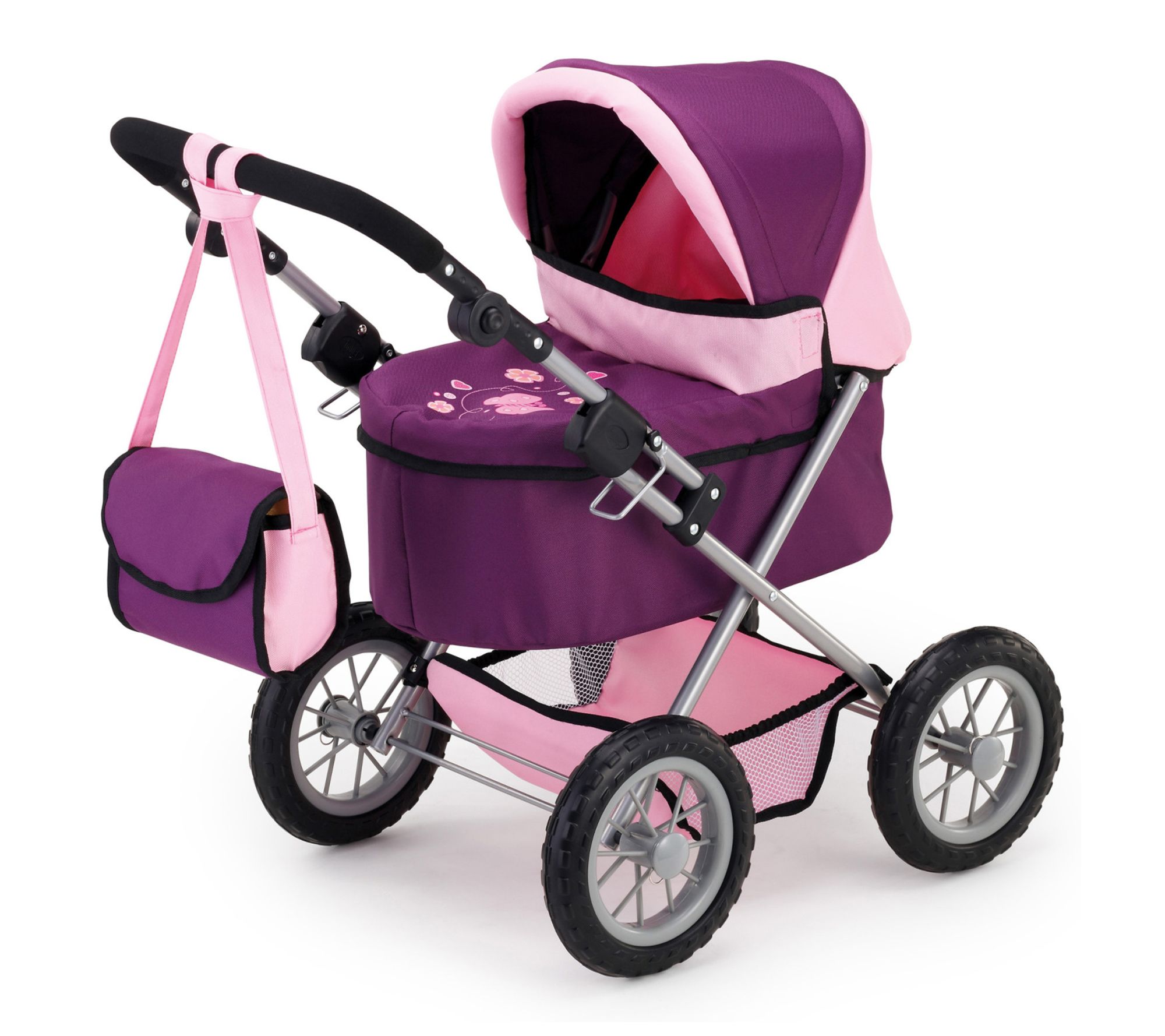 Bayer Design Trendy Pram with Shoulder Bag forDolls