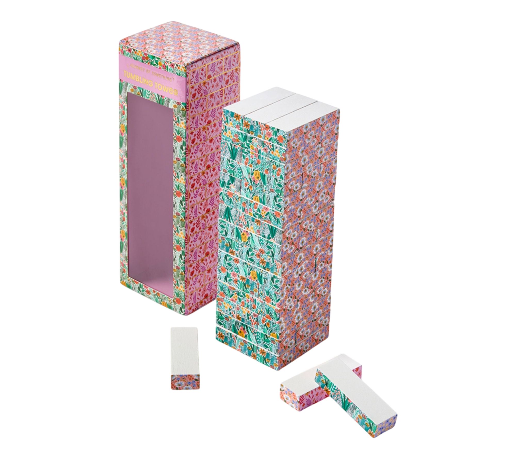 Journey of Something Floral Tumbling Tower