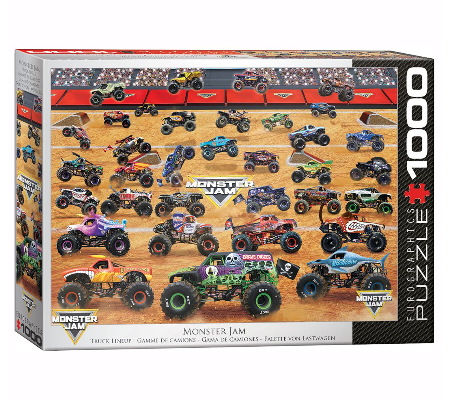 Eurographics Monster Jam Truck Lineup 1000-Piece Puzzle