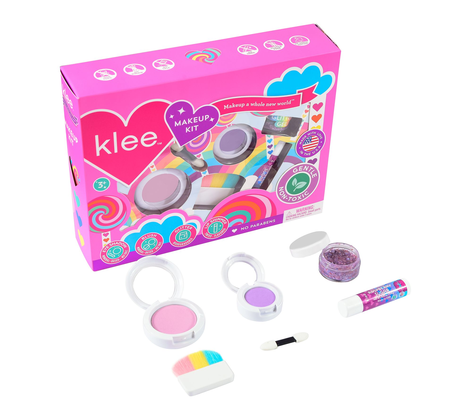 Klee Naturals Whirl With It Kids' Mineral Makeup Set