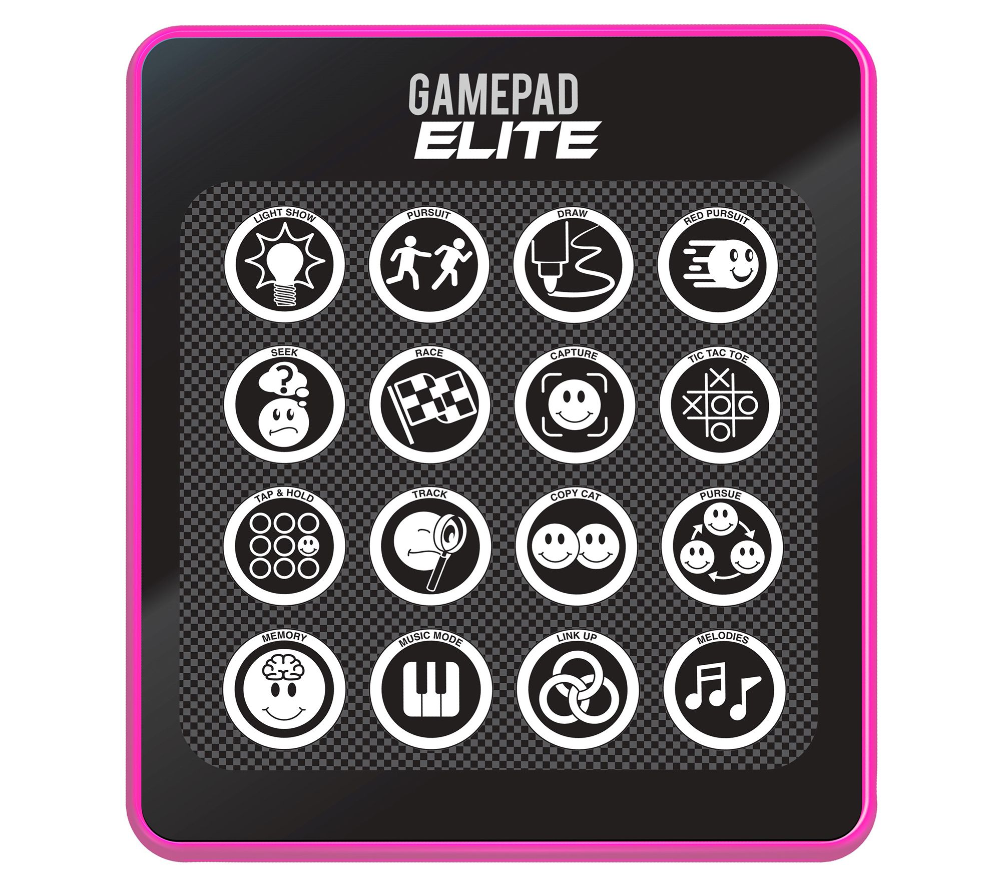 GamePad Elite Handheld Game w/Light Show w/15 Games