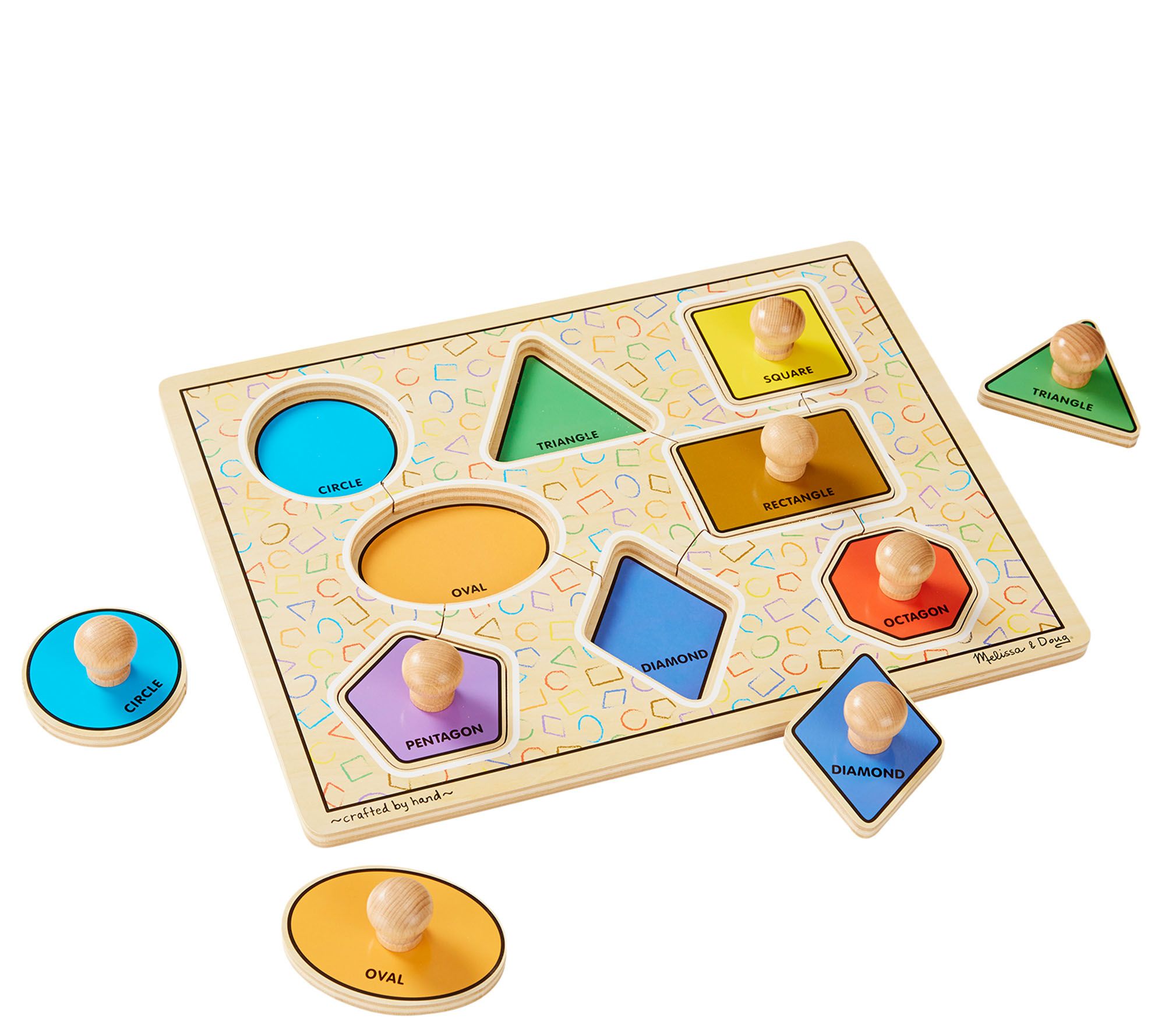 Melissa & Doug Large Shapes Jumbo Knob