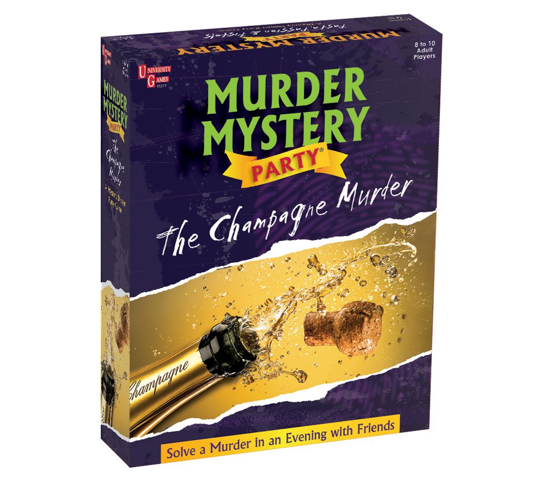 University Games Murder Mystery Party The Champagne Murder