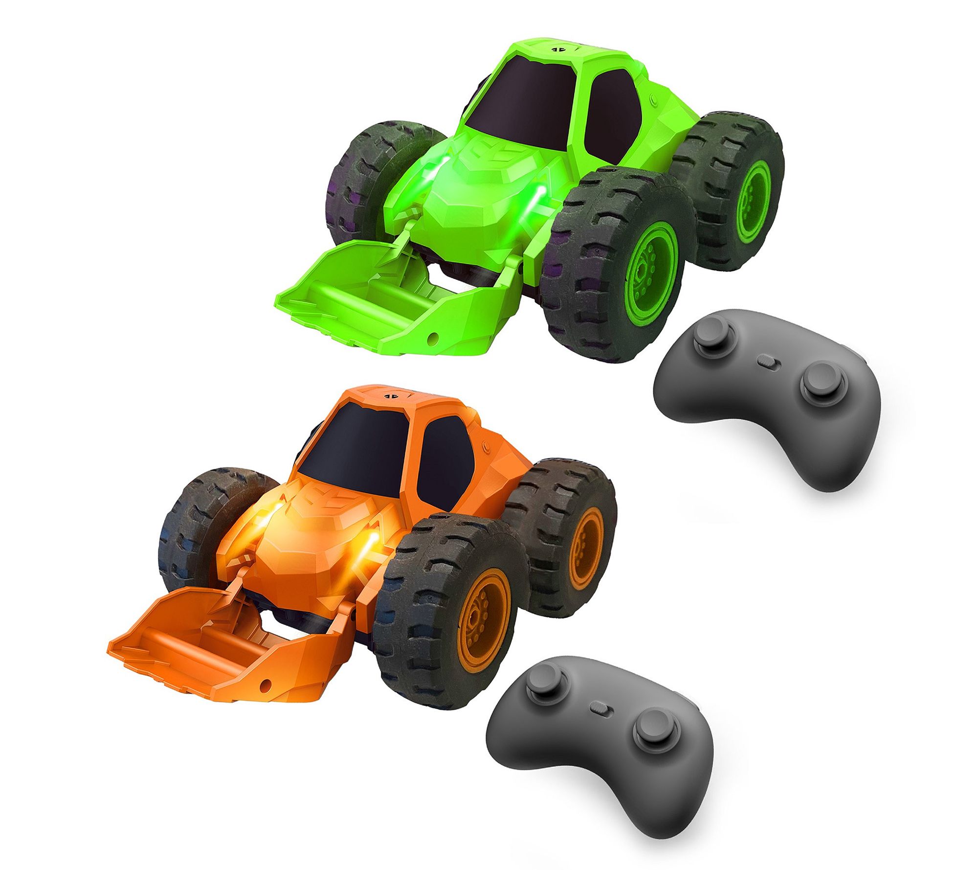 Set of 2 BuggyDozer RC Stunt Vehicles with Remote