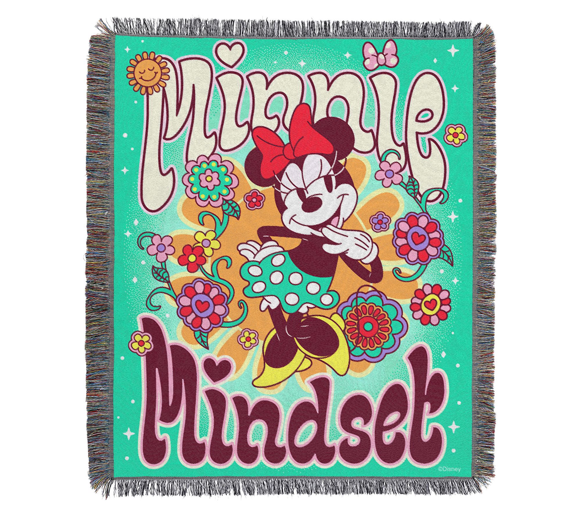 The Northwest Group Disney Minnie Mouse 48x60 Woven Throw