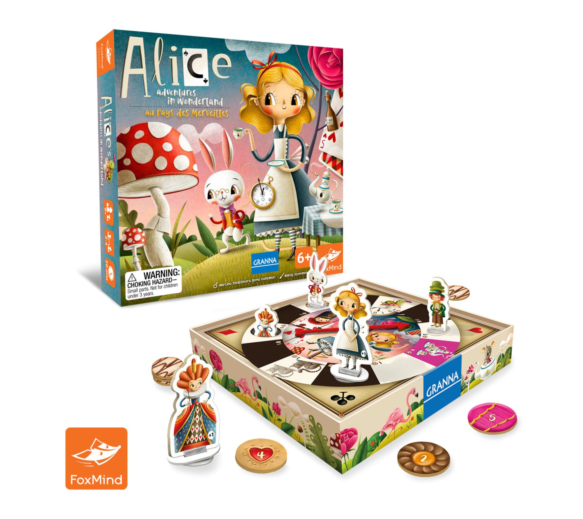 FoxMind Games Alice's Adventures in WonderlandBoard Game