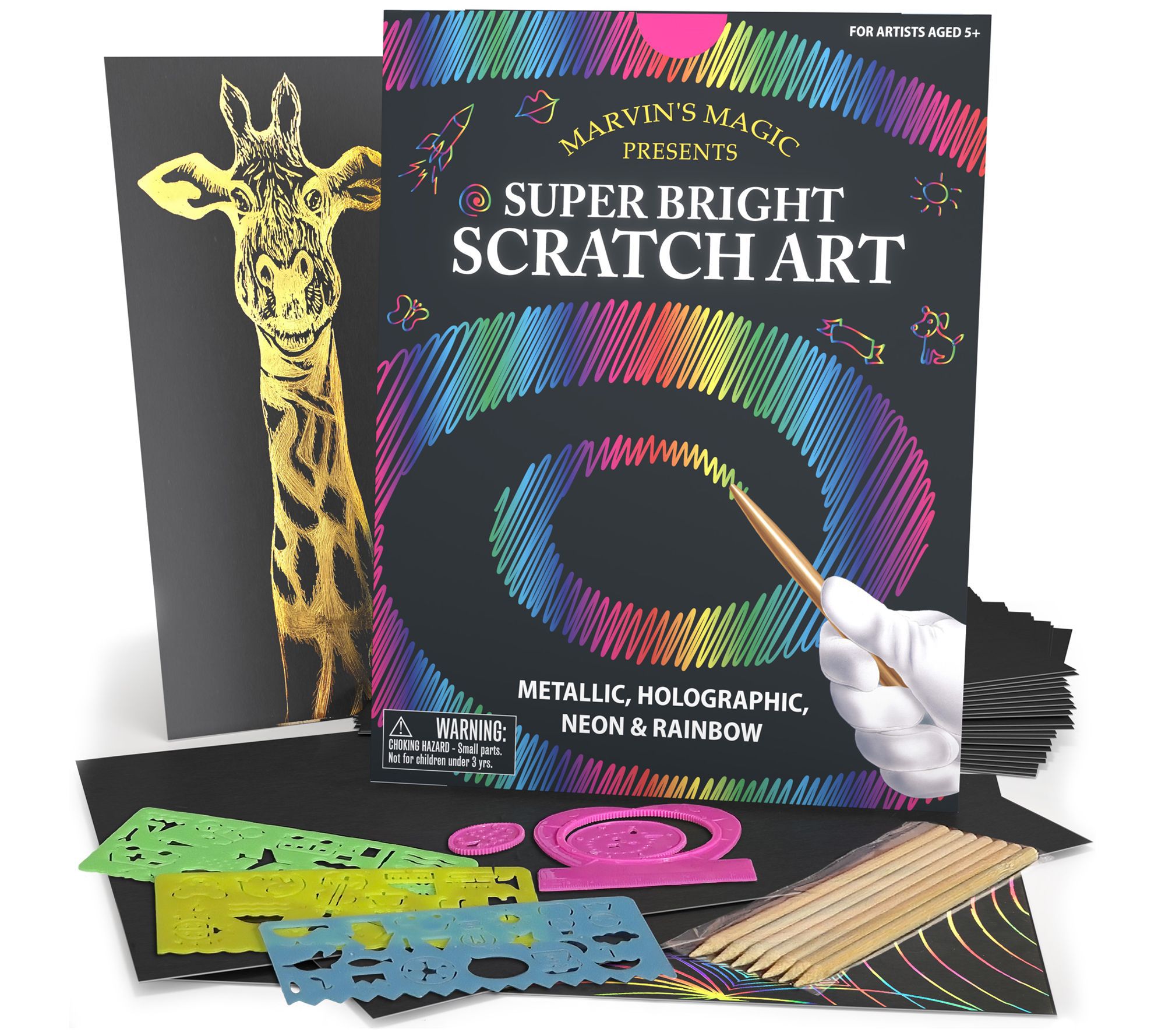 Marvin's Super Bright Scratch Art