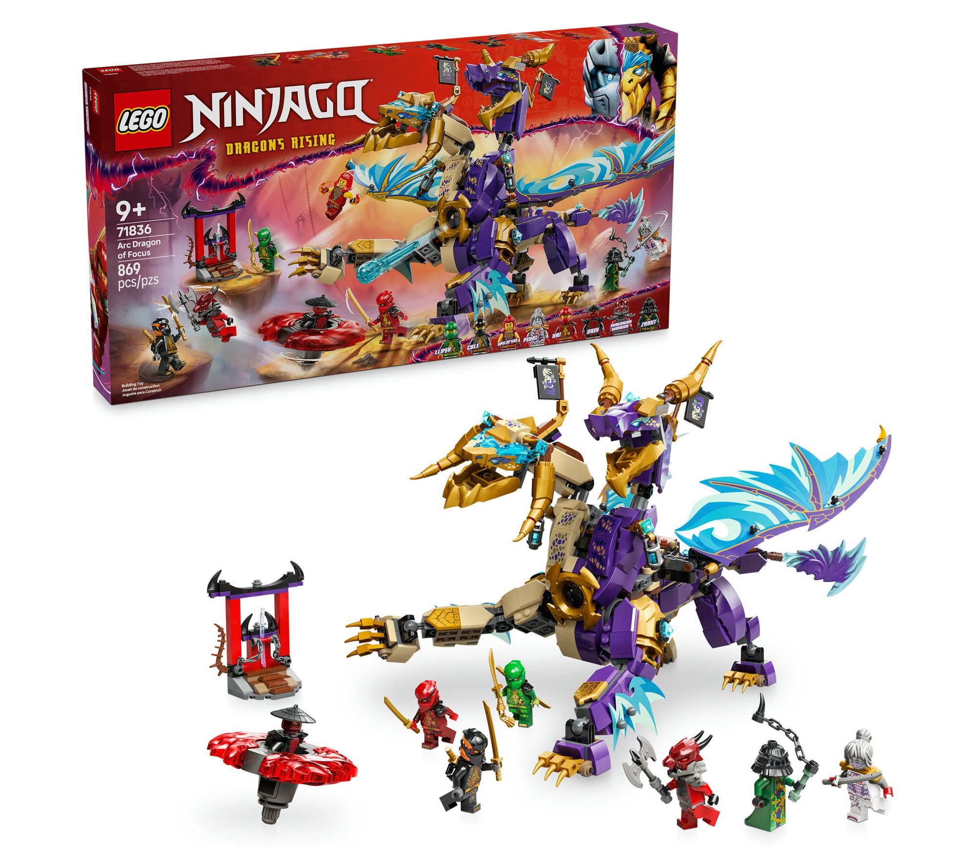 LEGO NINJAGO Arc Dragon of Focus Ninja Toy Set71836