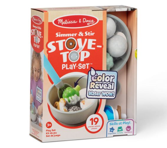 Melissa & Doug Simmer & Stir Stove Top Play Set