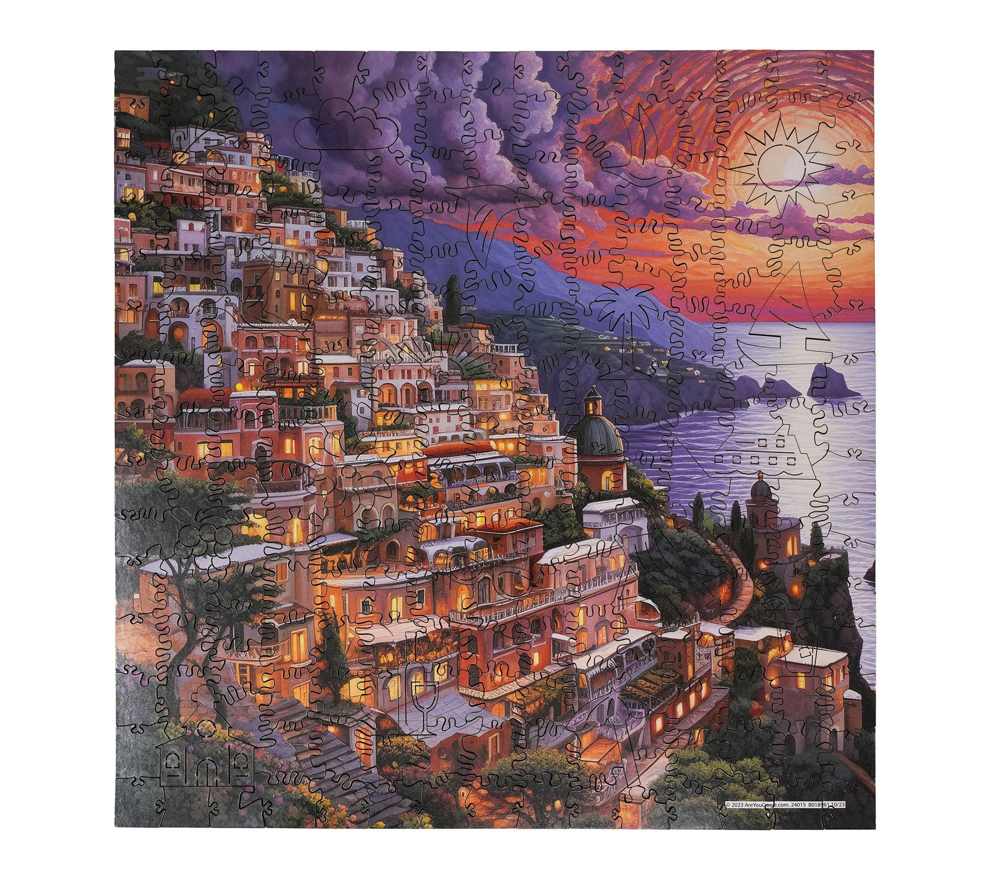 Wooden Jigsaw Puzzle - Ocean View Sunset: 237 Pcs