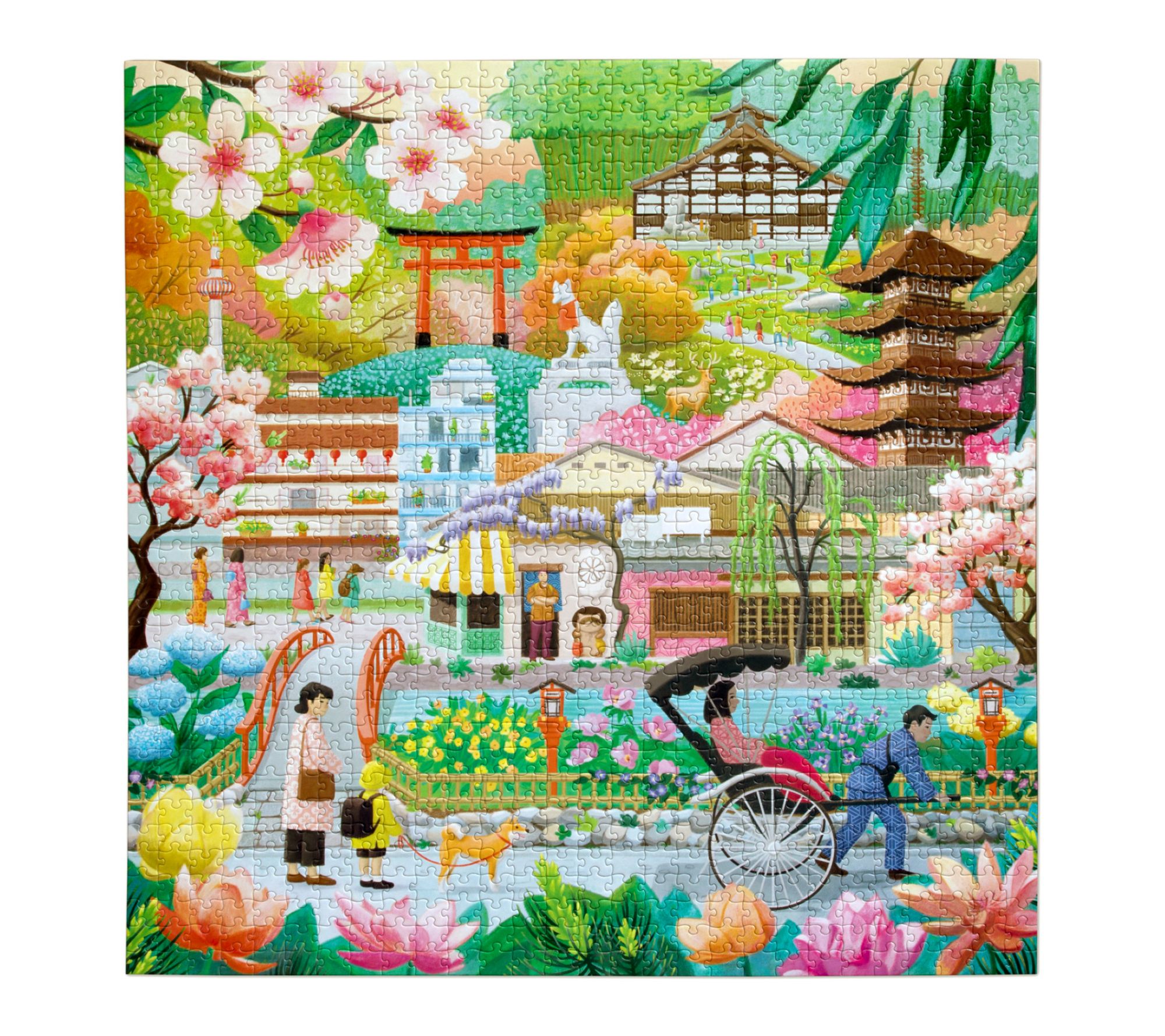 eeBoo Piece & L ove Seasons in Kyoto 1000 piec e Puzzle