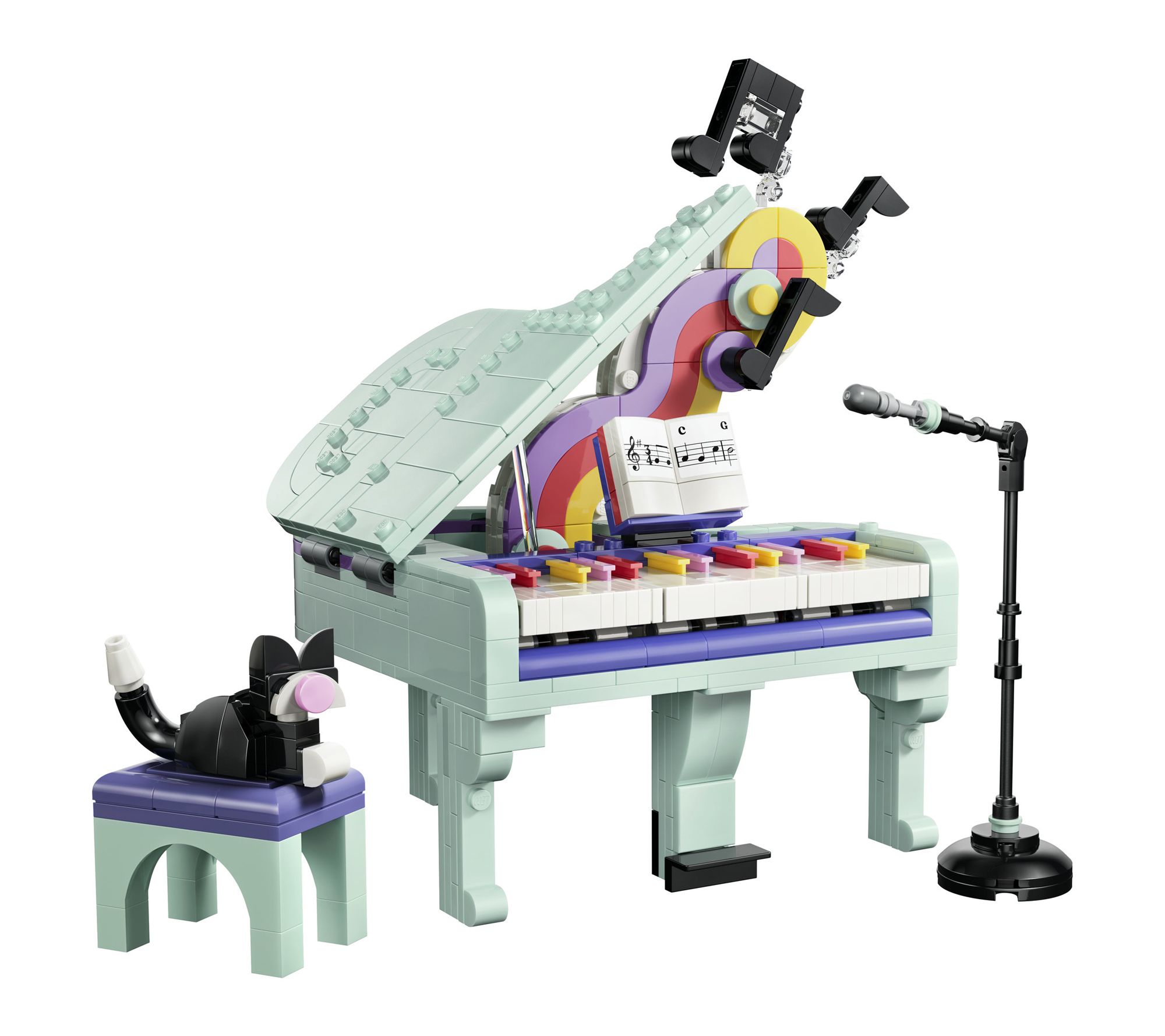 LEGO Creator Music Decor Piano with Cat 31392 485 Pieces