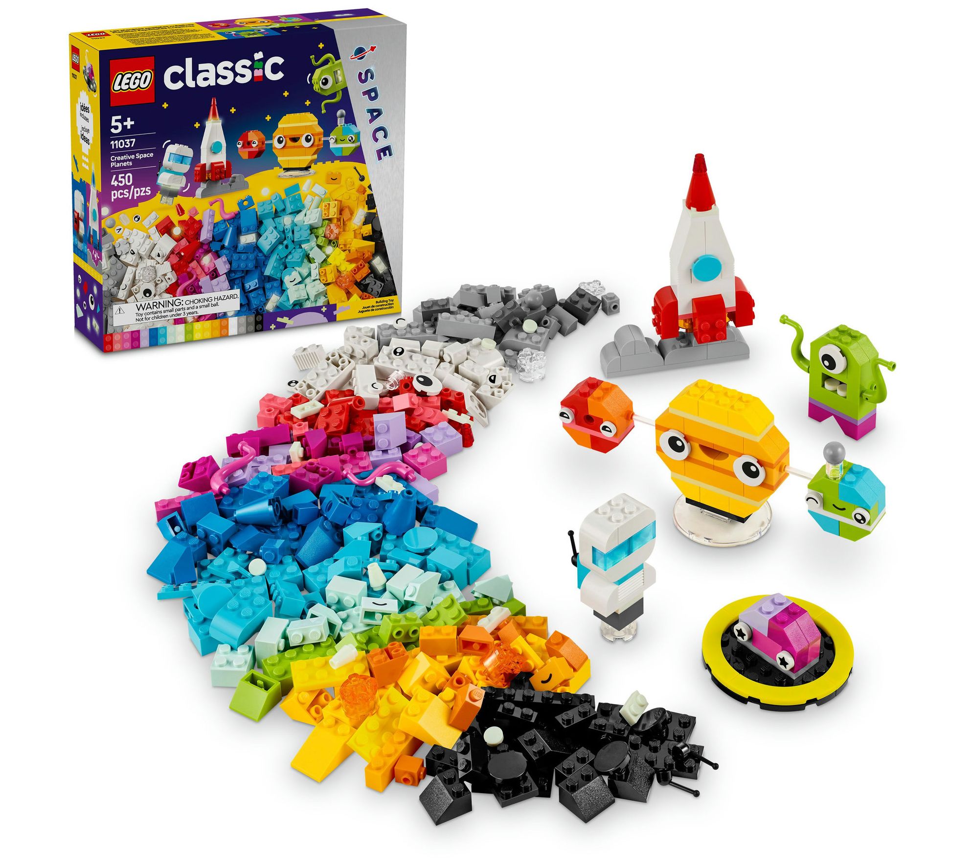 LEGO Classic Creative Space Planets Kit 11037 -450 Pcs