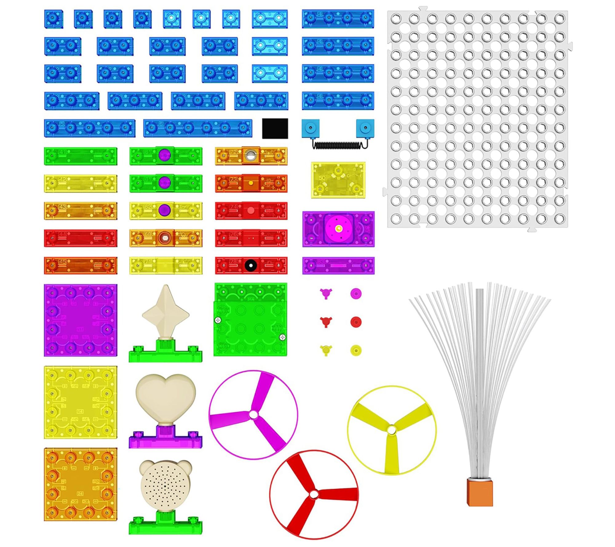 E-Blox Circuit Blox BYO Glowing LED FM Radio Set
