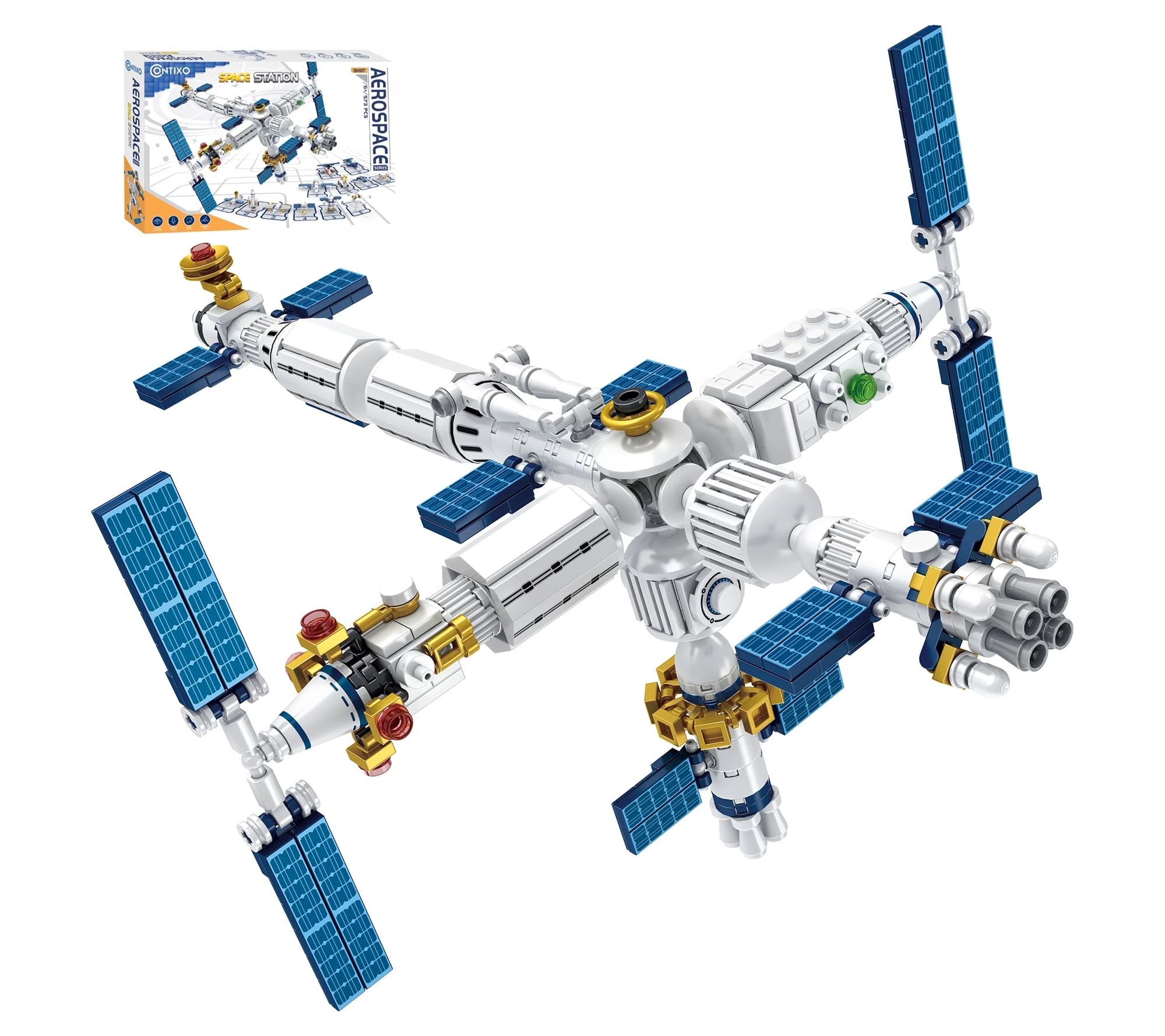 Contixo Space Station Aerospace Building Set 573 Pieces