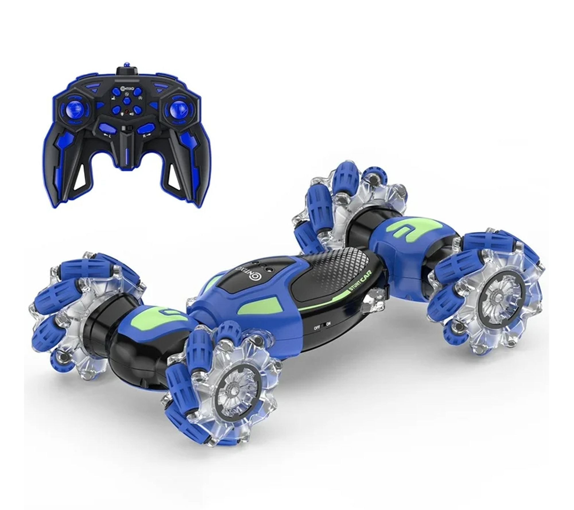 Contixo Cobra Speed Crawler RC Stunt Car 4WD with LED Lights