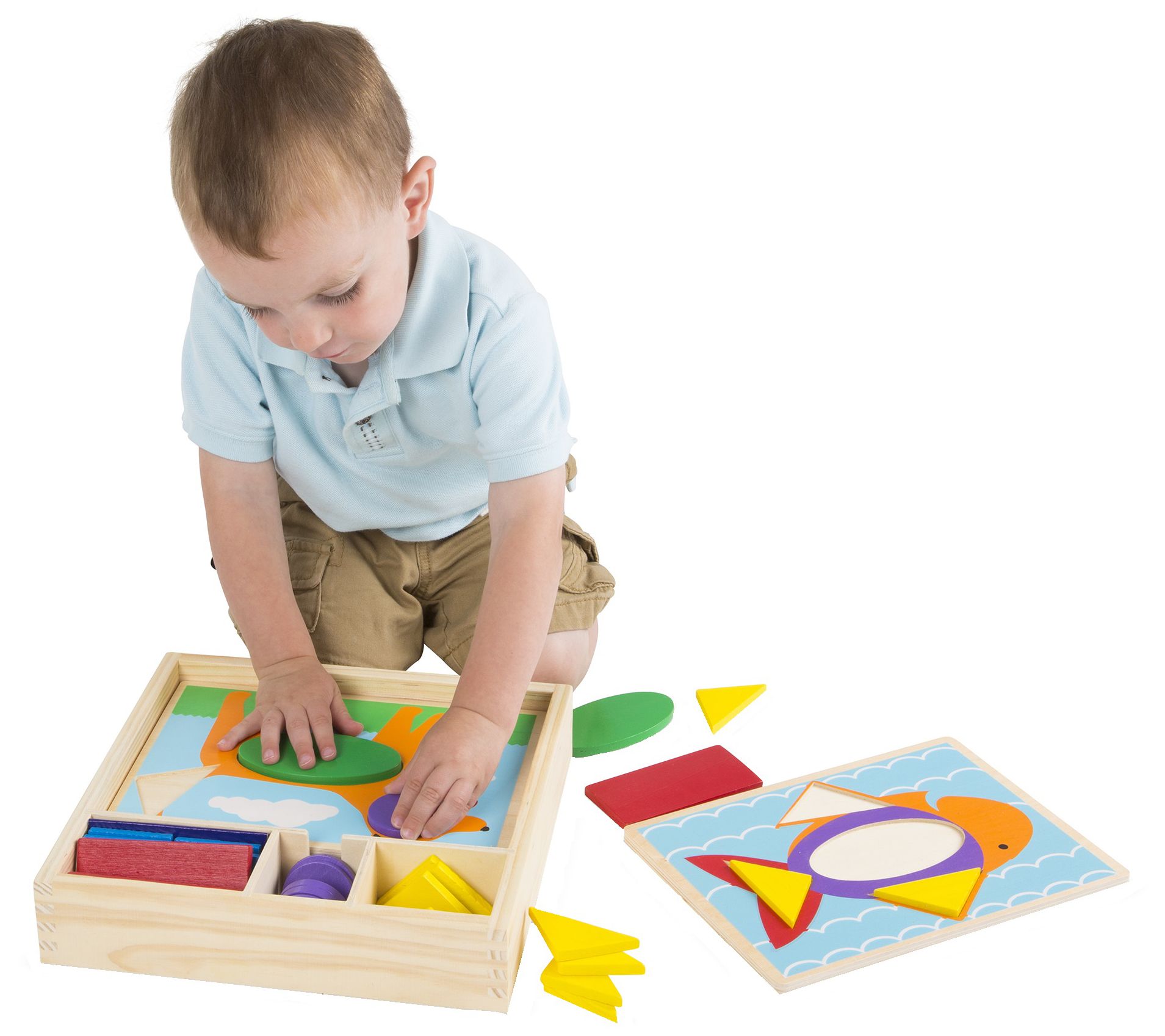 Melissa & doug hot sale beginner pattern blocks