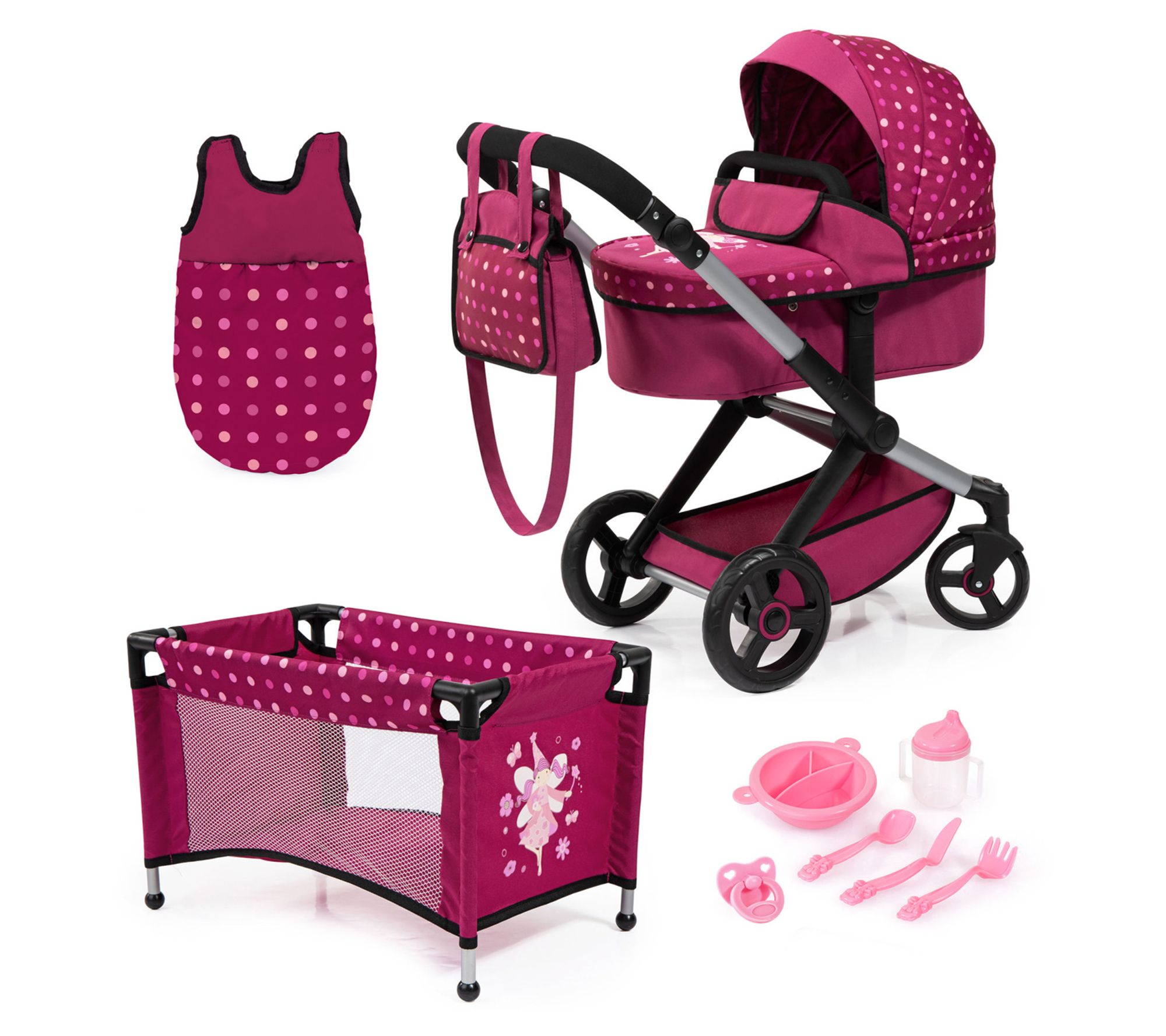 Bayer Design Dolls Xeo Mega Pram Set