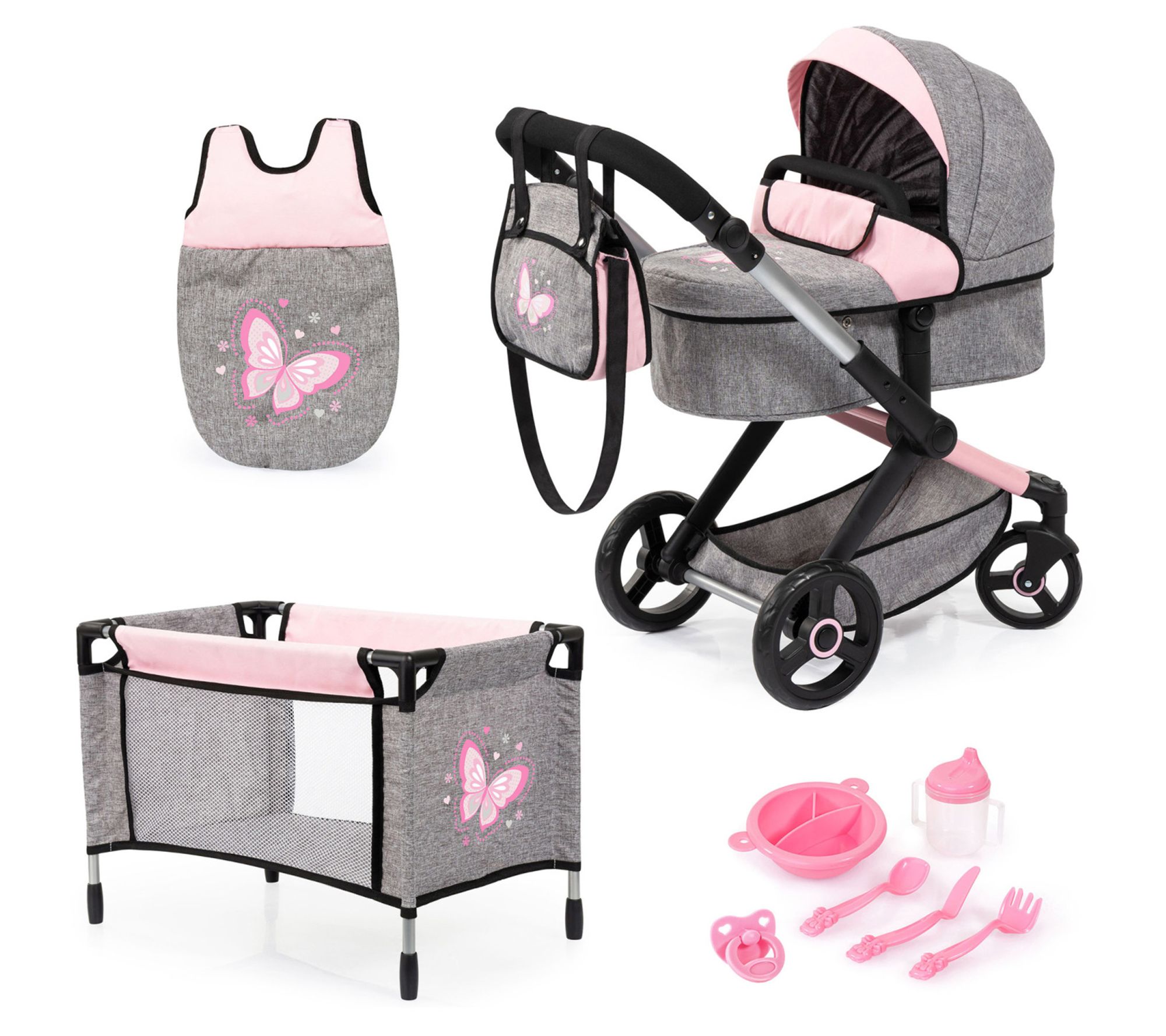 Bayer Design Dolls Xeo Mega Pram Set