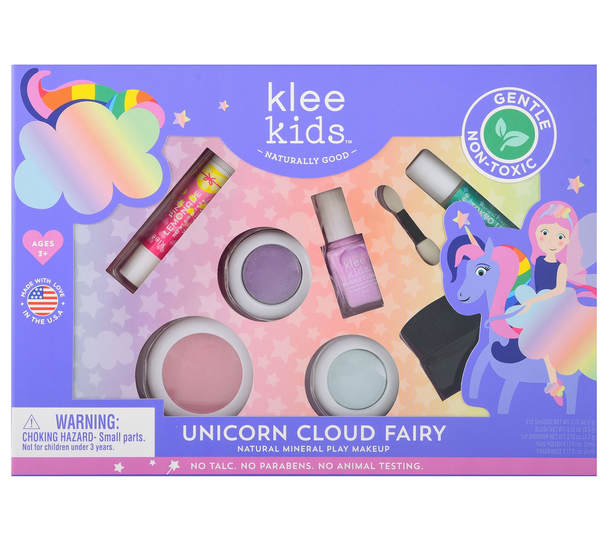 Klee Kids Unicorn Cloud Fairy Deluxe Makeup Set