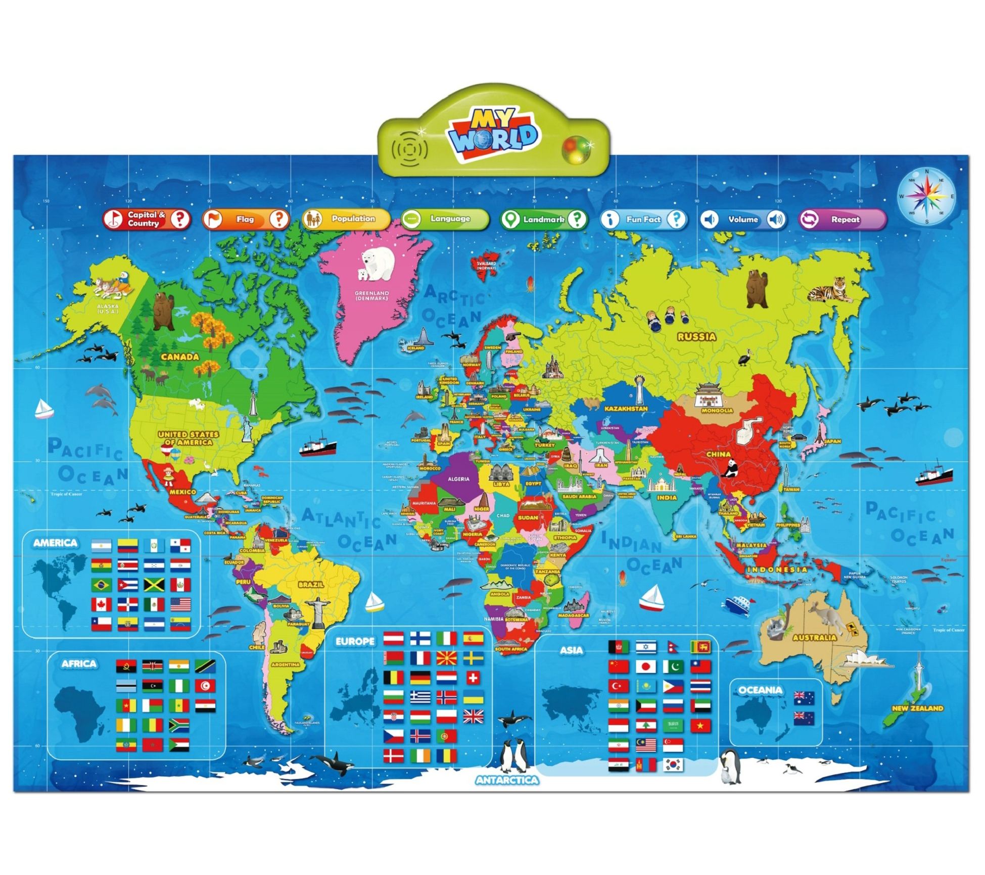 Smart Play My World Interactive Map - QVC.com