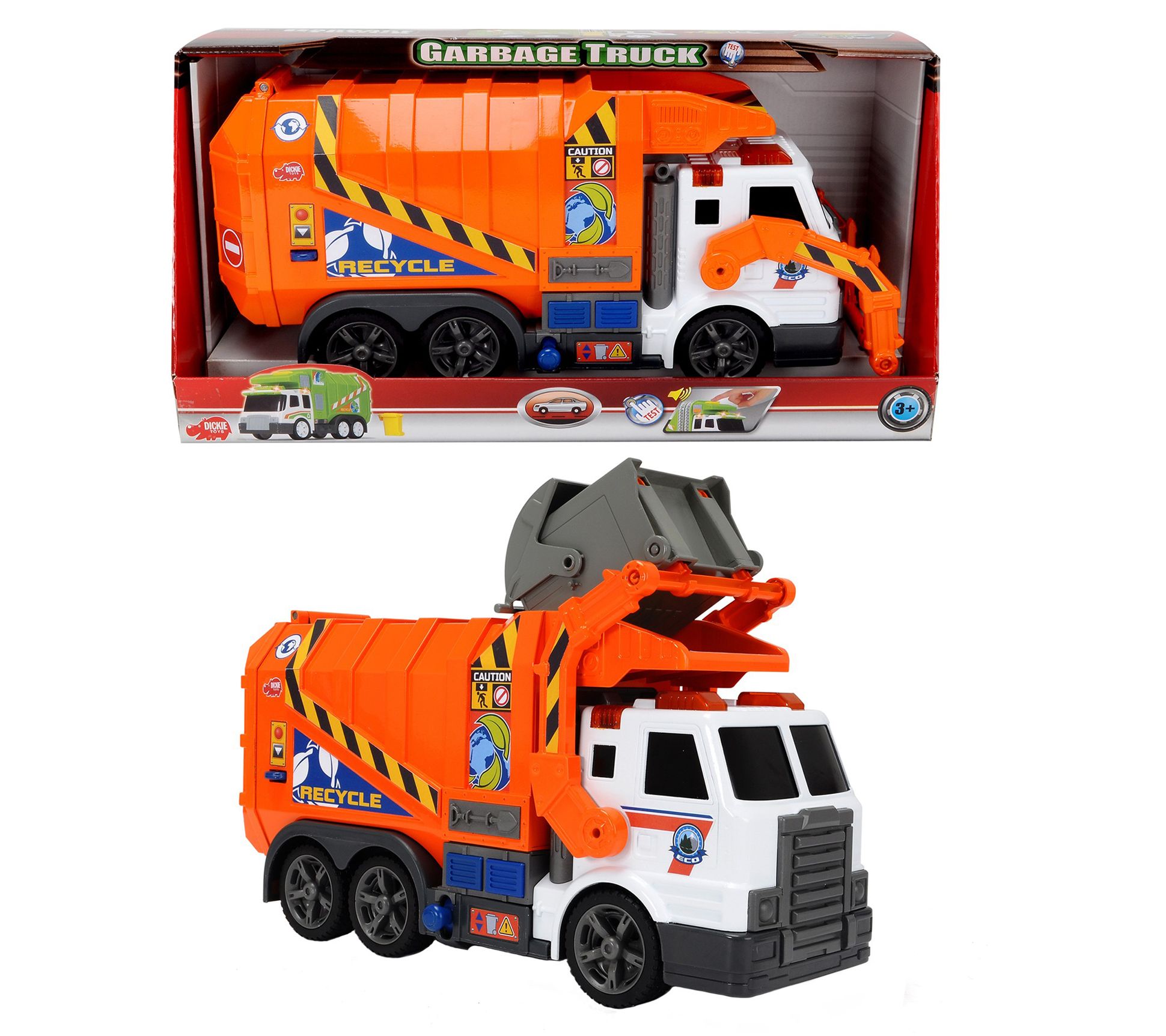 dickie toys recycling truck bin