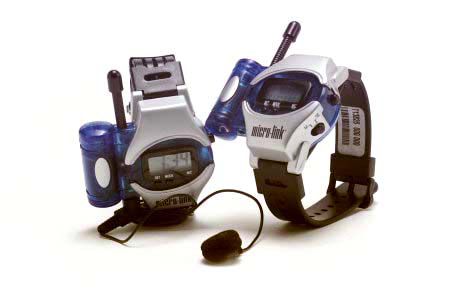 Set of 2 Micro Link Wrist Watch Walkie Talkies — QVC.com