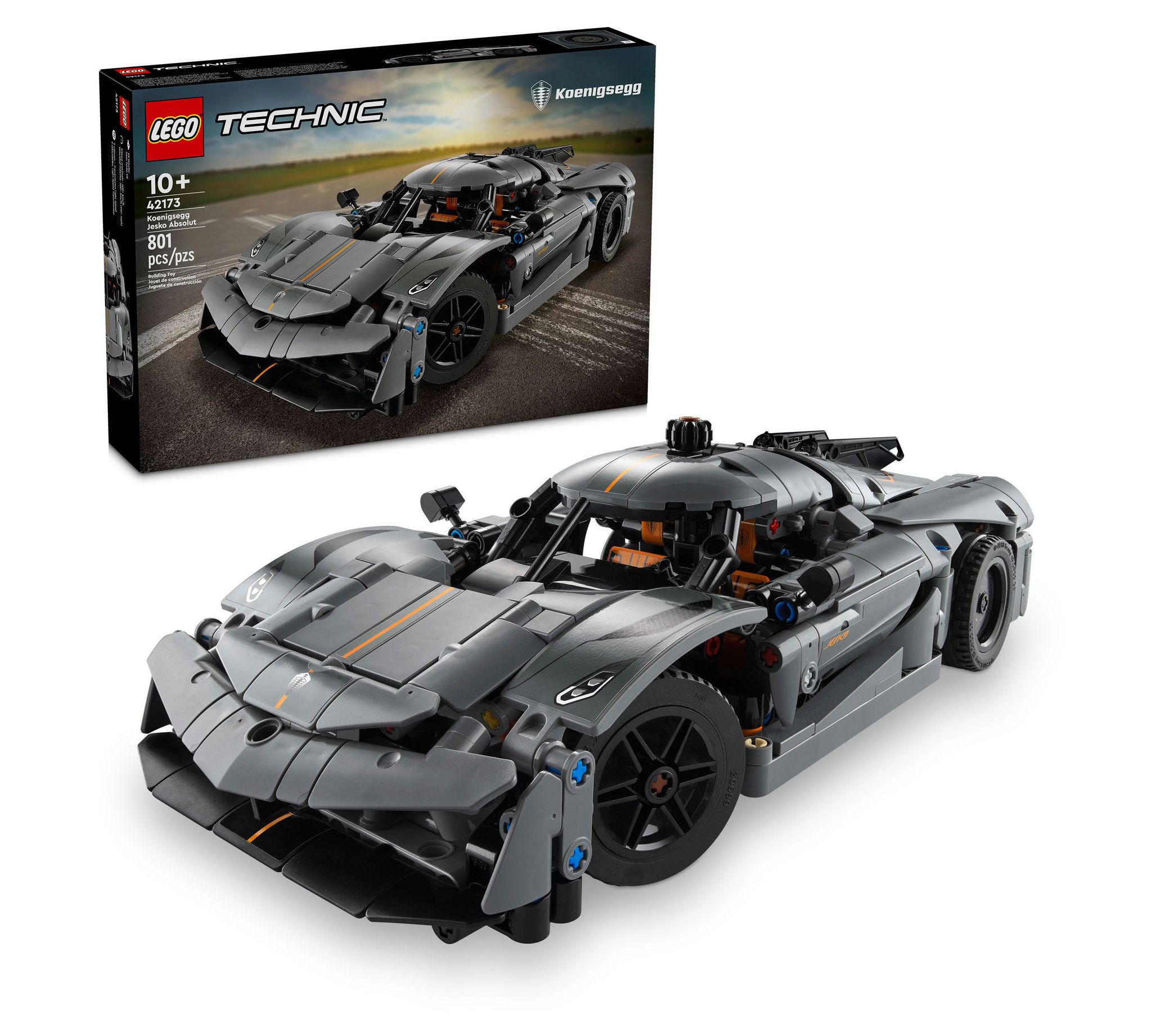 LEGO Technic Koenigsegg Jesko Absolut Gray Hypercar