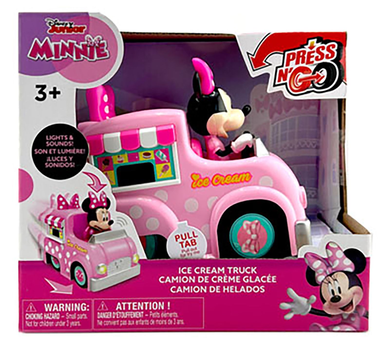 Disney Junior: Press N' Go - Minnie Mouse Ice C ream Truck
