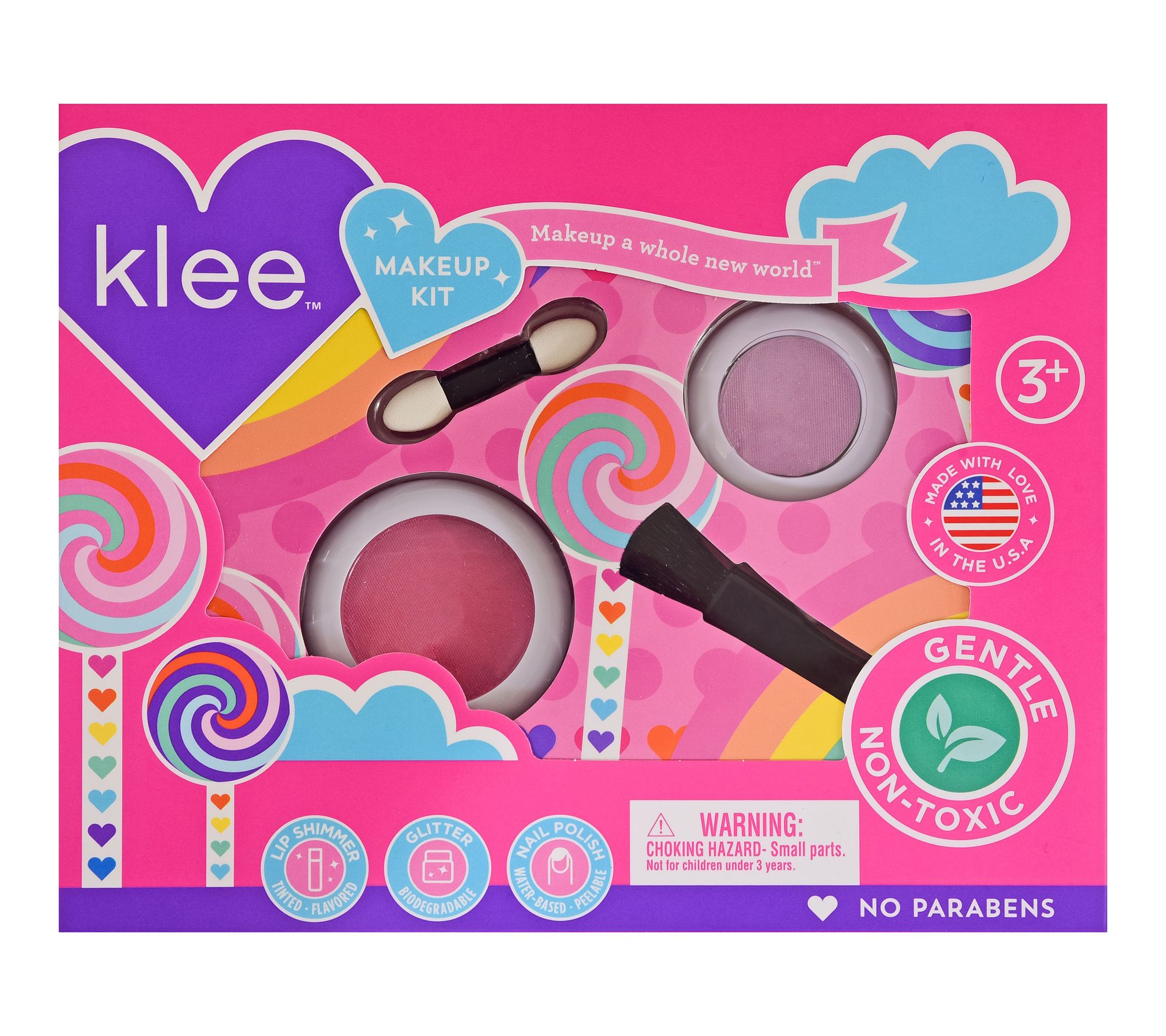 Klee Naturals Twirl and Glow Kids' Mineral Makeup Set