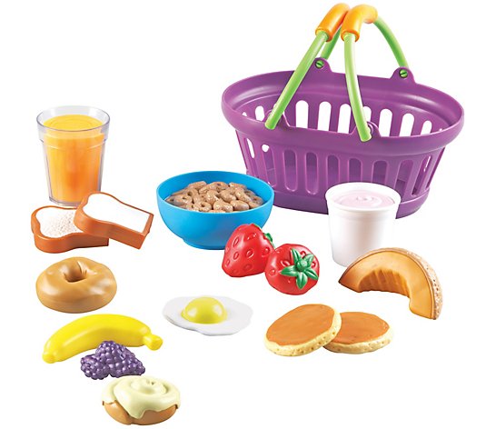 Learning Resources New Sprouts 16-Piece Breakfast Basket Set