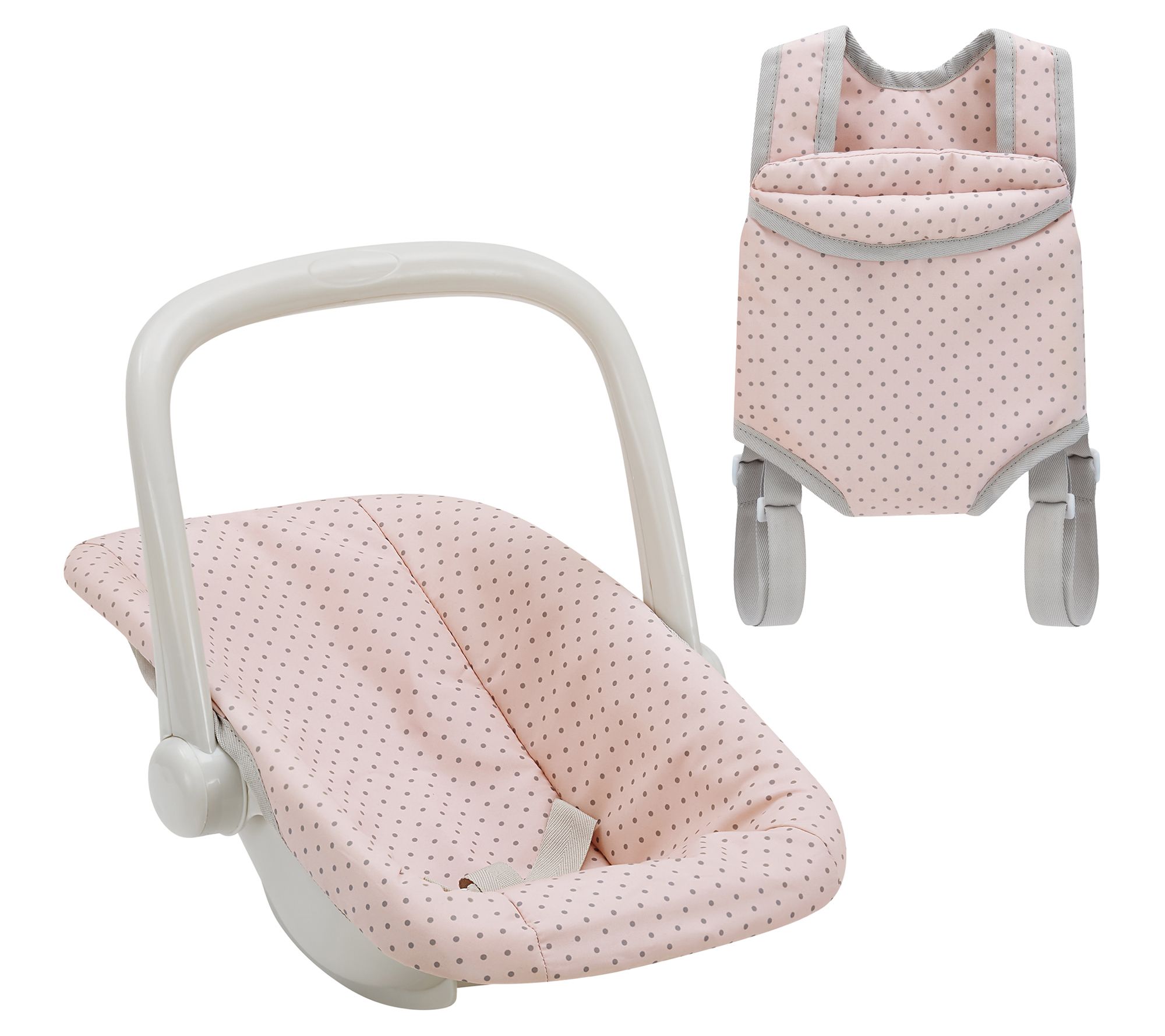 Olivia's Little World Baby Doll Carrier and CarSeat Set