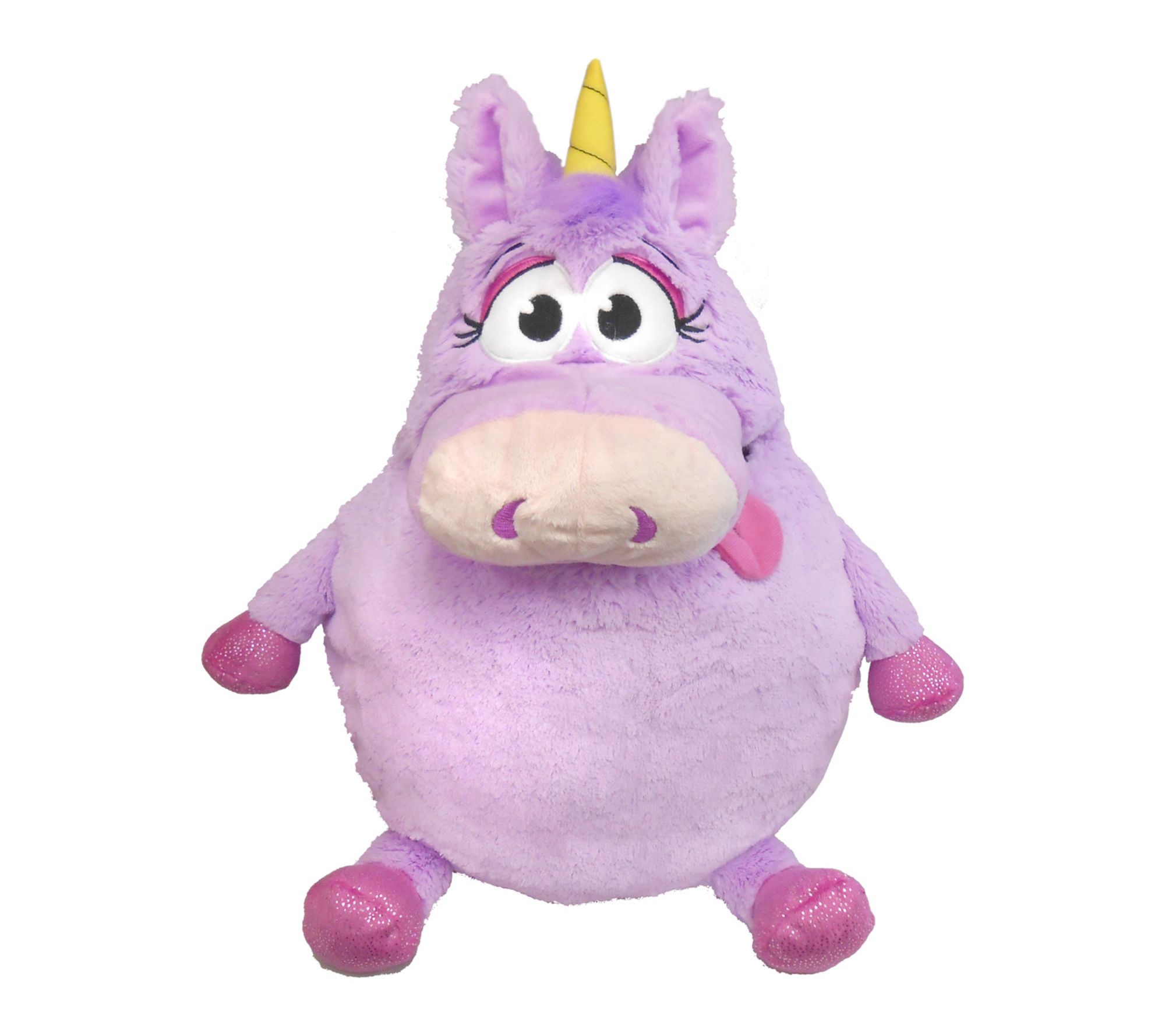 Tummy Stuffers Storage Plush Purple Unicorn