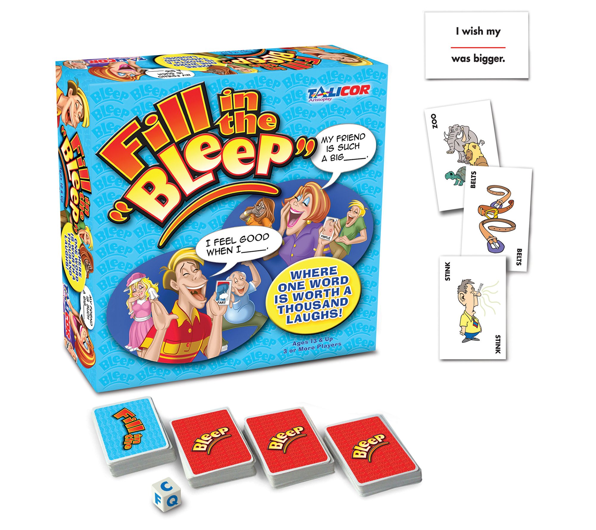 Talicor Fill in the Bleep Adult Party Game