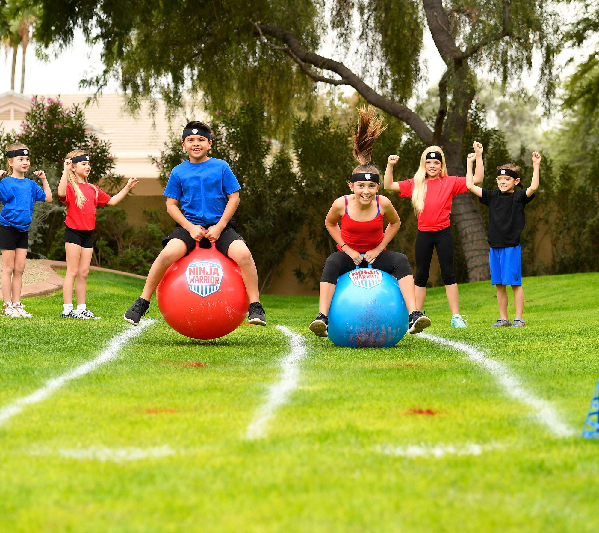 ninja warrior bounce ball