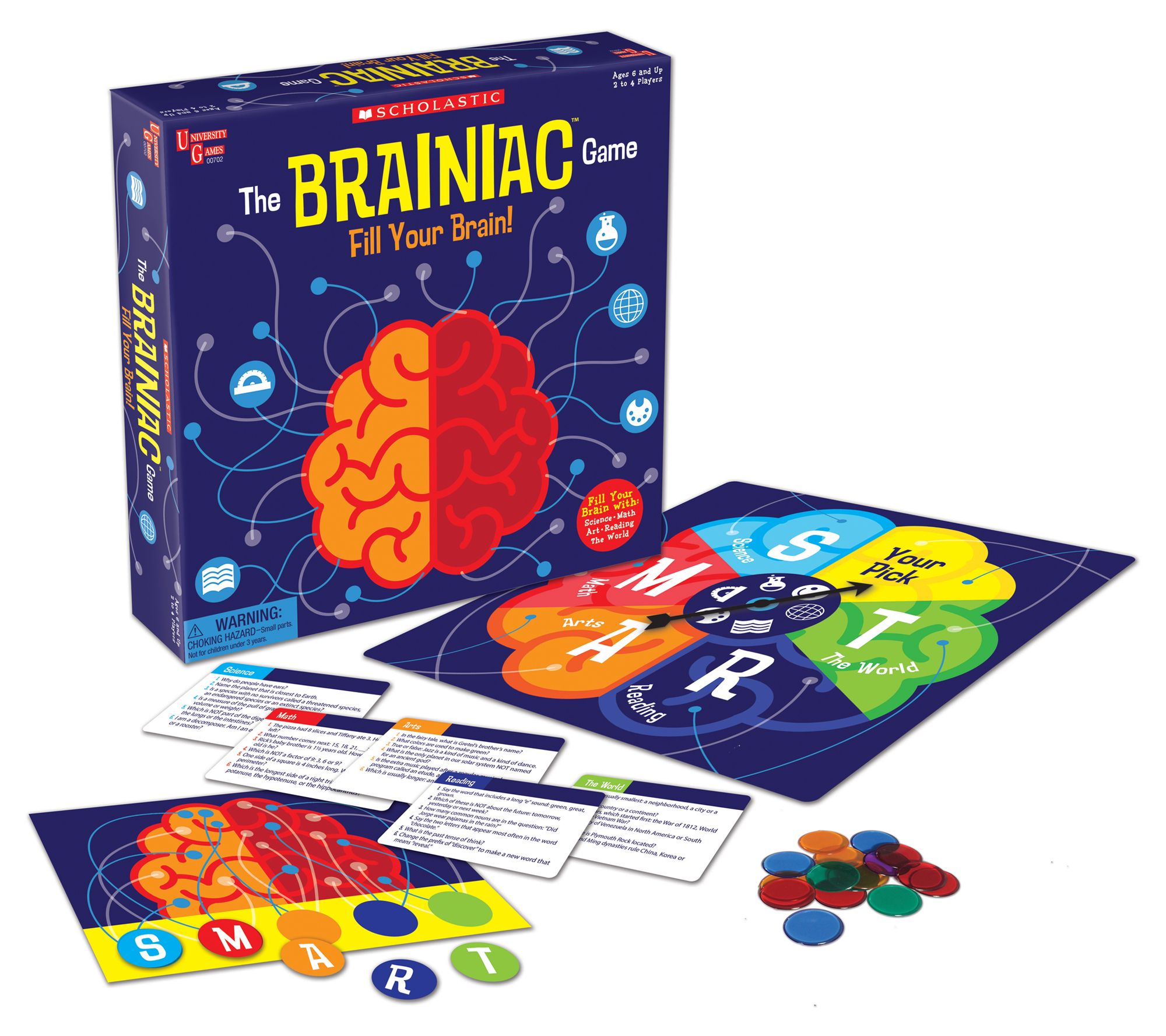 University Games Scholastic The Brainiac Game