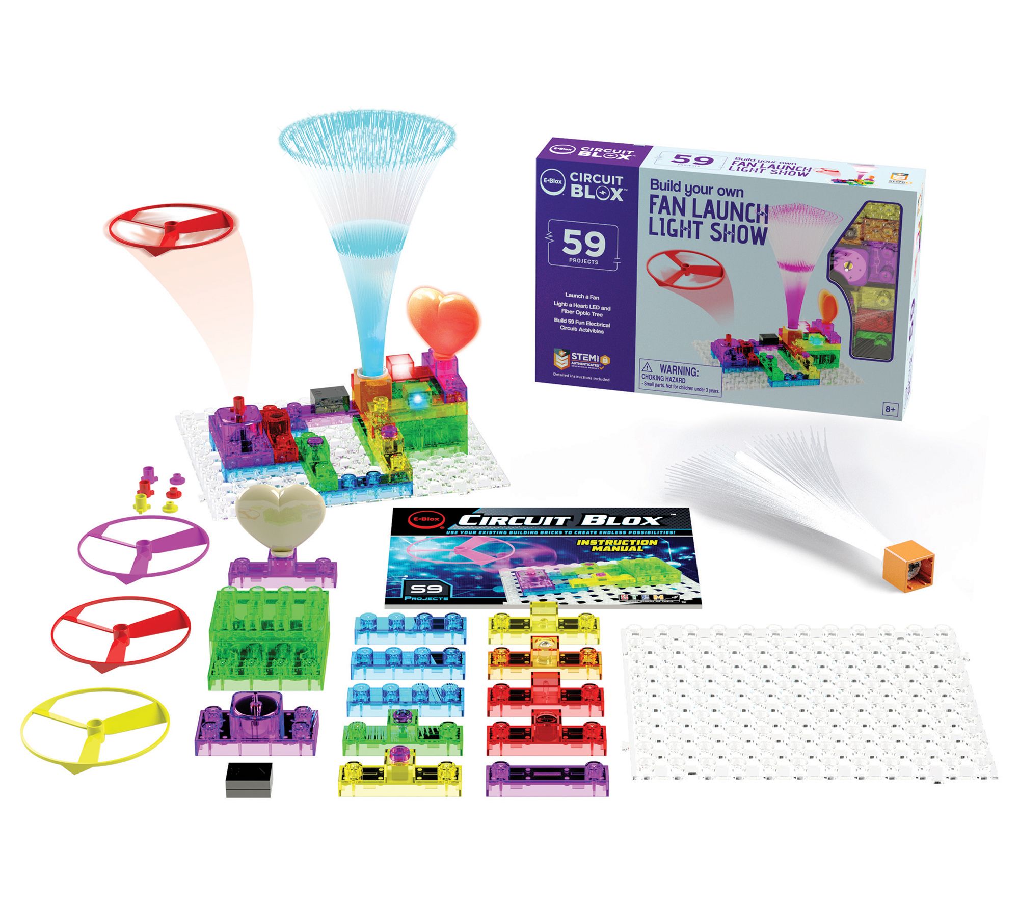 Circuit Blox Build Your Own Fan Launch Light Shw