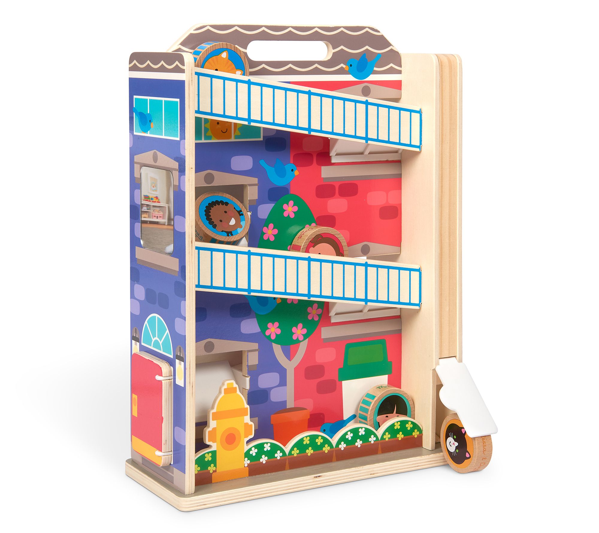 Melissa & Doug GO Tots Townhouse Tumble Toy