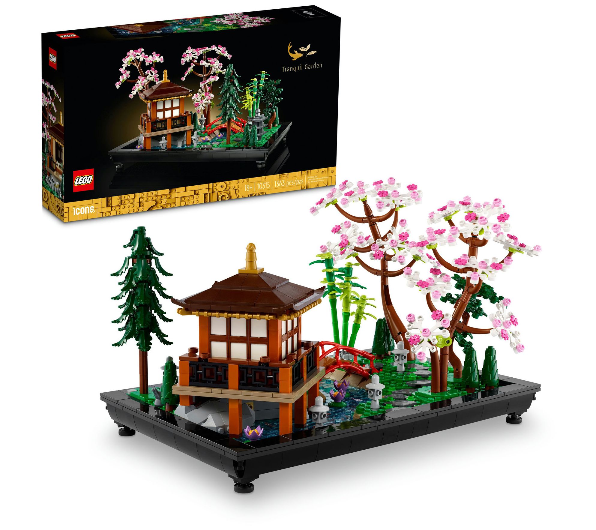 LEGO Icons Tranquil Garden 10315 Building Kit -1363 Pieces