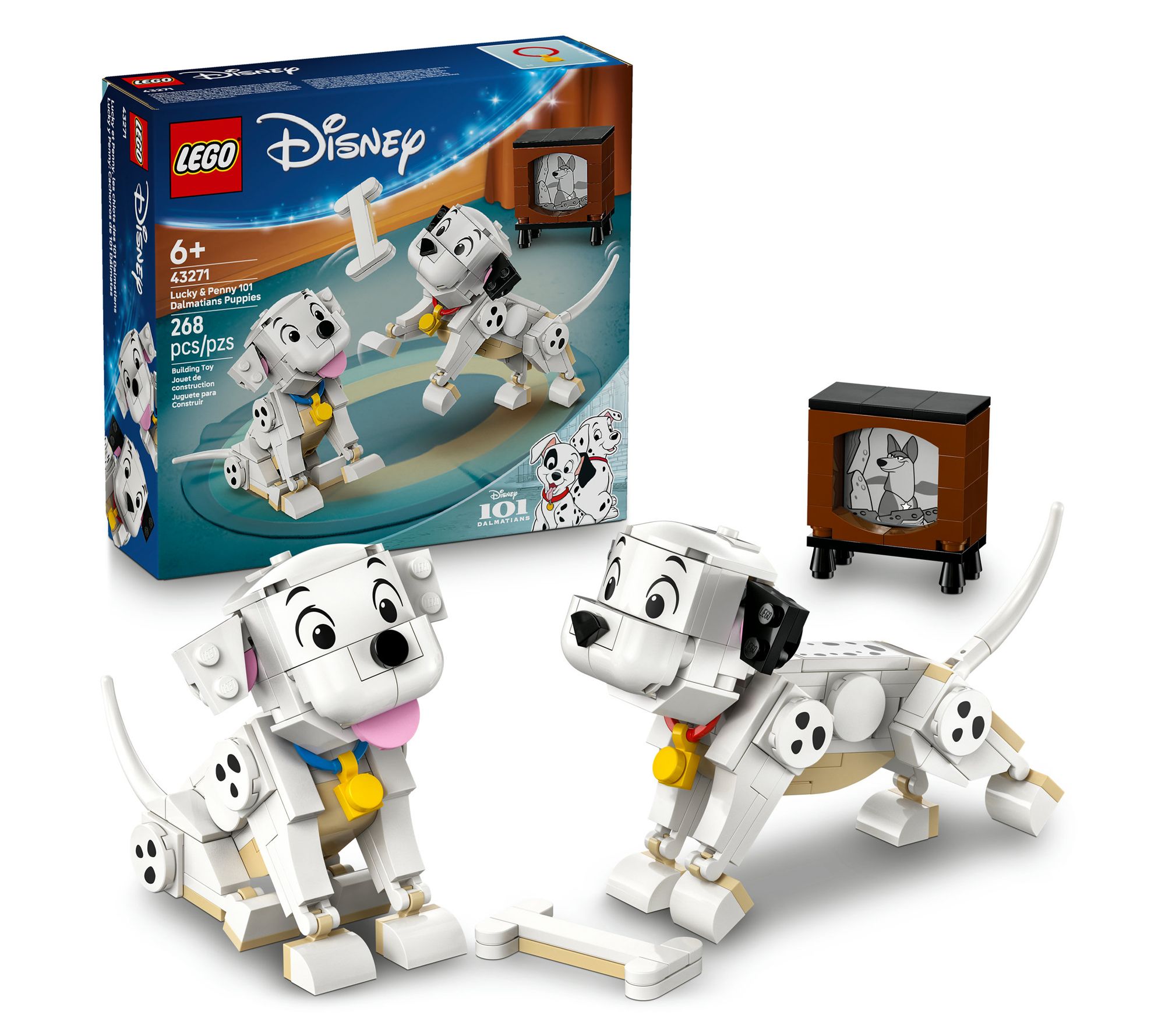 LEGO  Disney Lucky & Penny 101 Dalmatians Puppies Building Toy